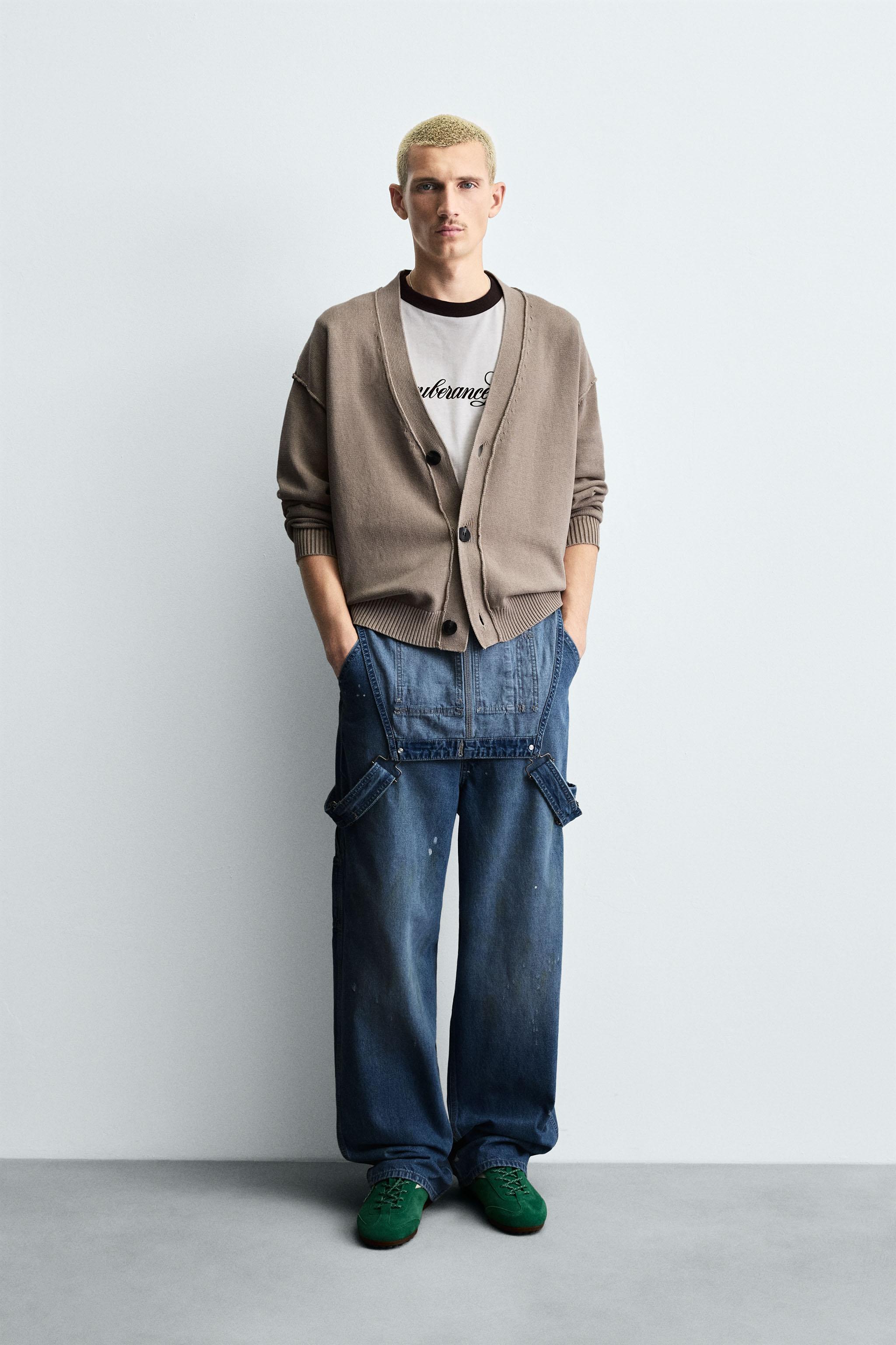 REVERSIBLE REVERSE EFFECT CARDIGAN