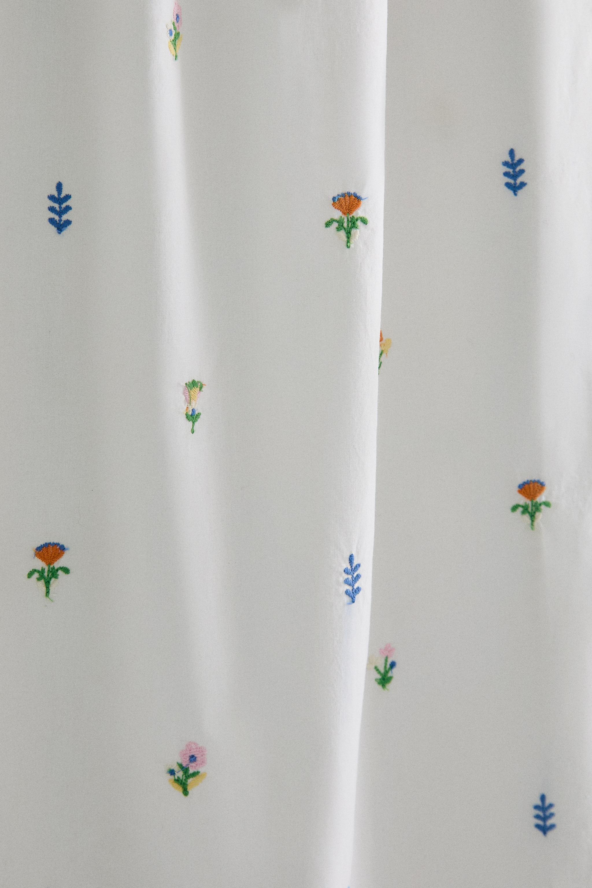 COTTON NIGHTGOWN WITH MINI FLOWERS