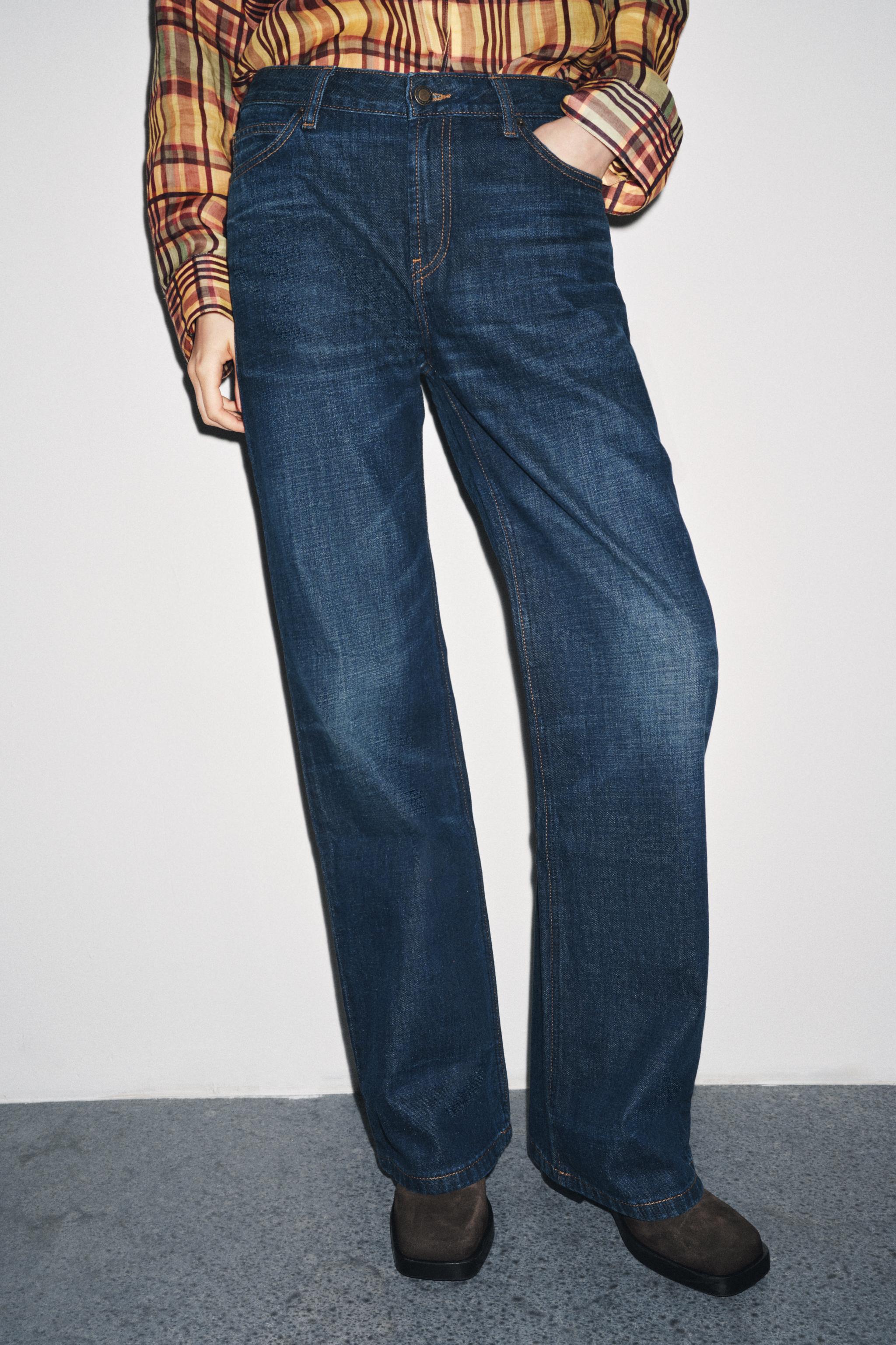 ZW COLLECTION LOW-RISE BOOTCUT JEANS