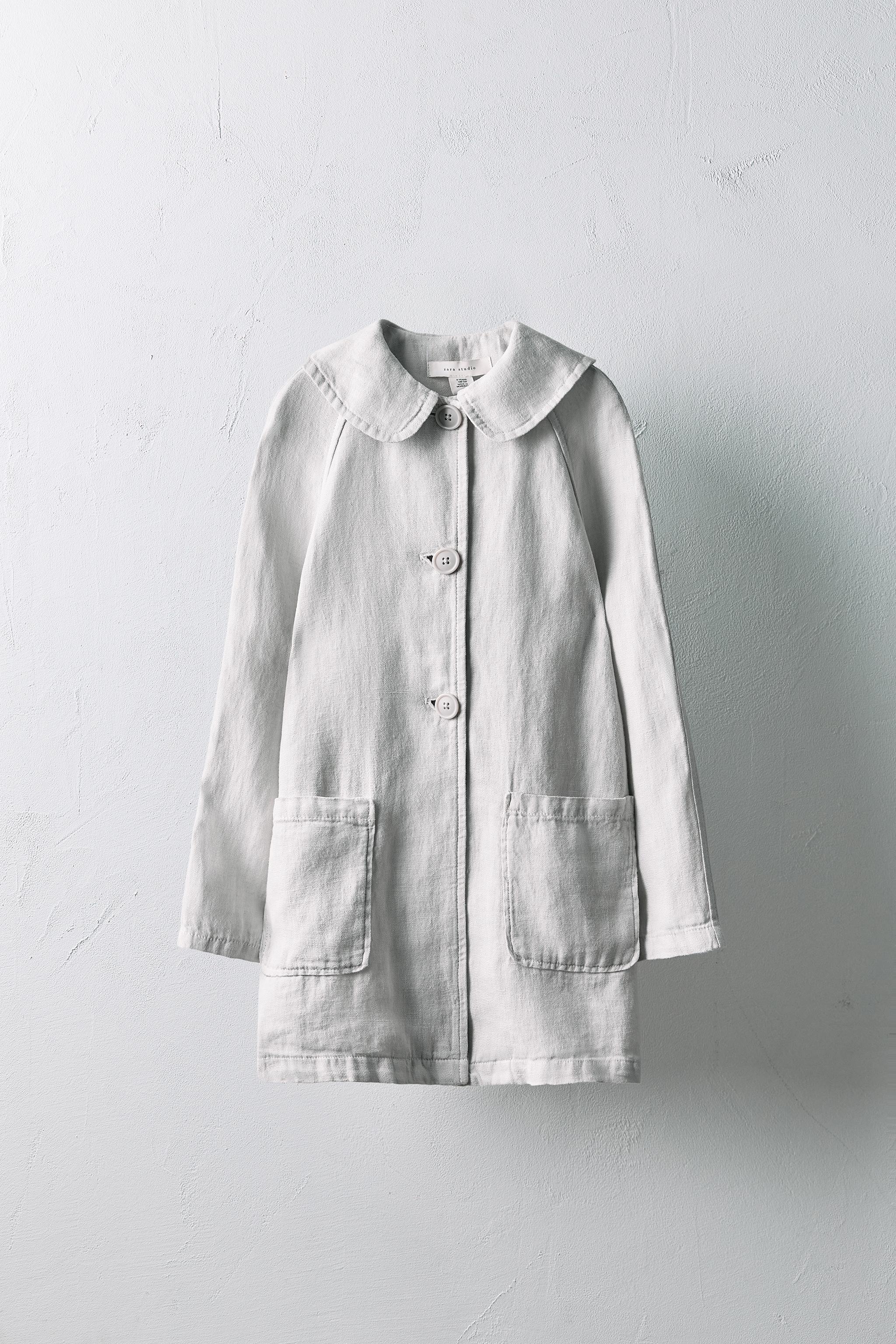 6-10 YEARS/ LIMITED EDITION 100% LINEN TRENCH COAT