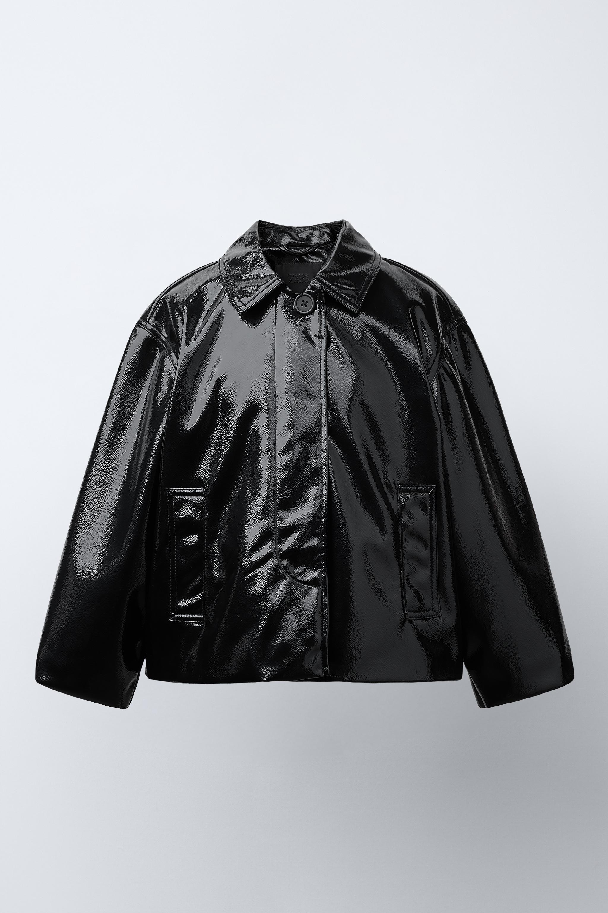 FAUX LEATHER JACKET