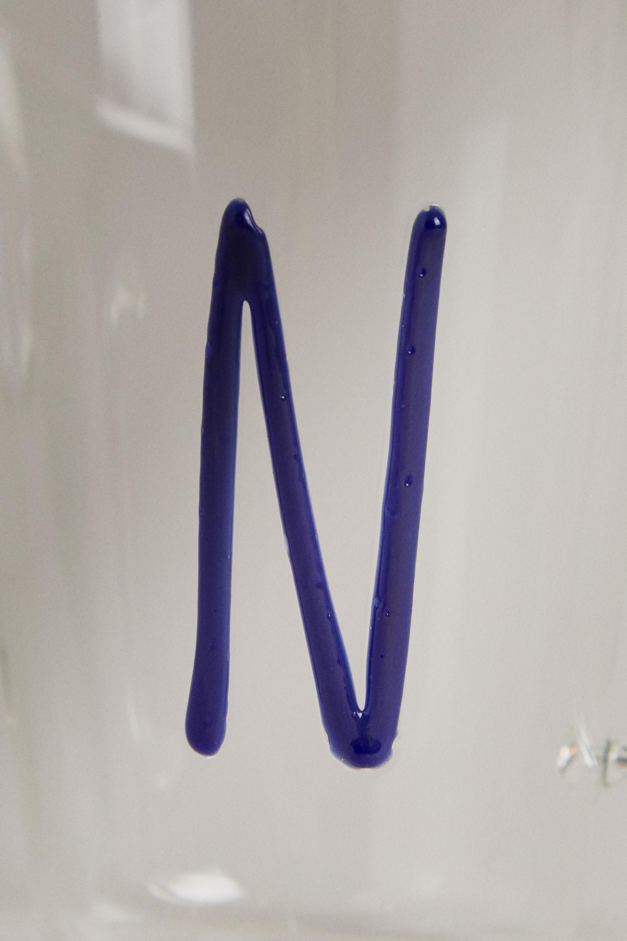 BOROSILICATE MUG WITH INITIAL N
