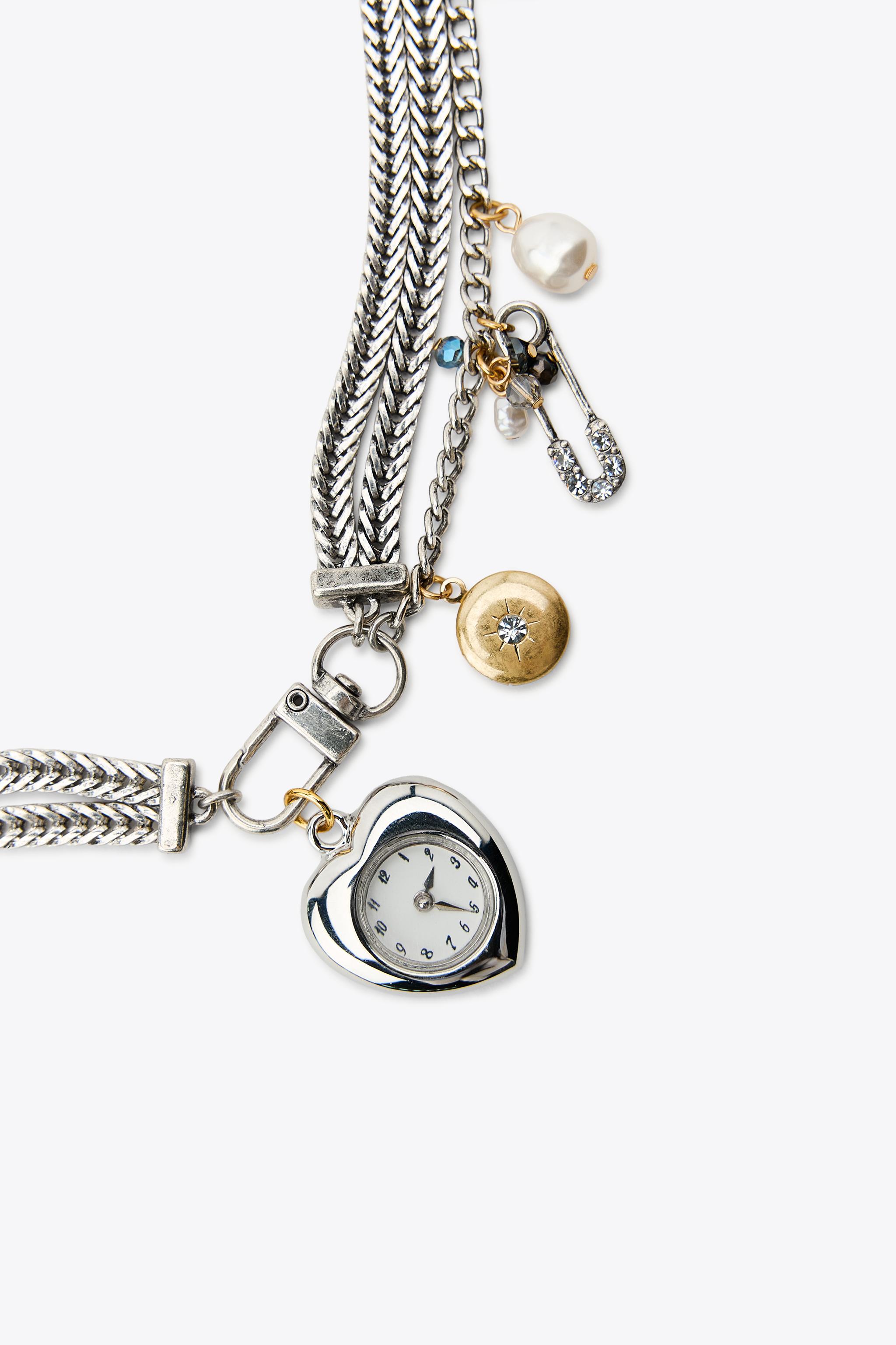 PACK OF 3 WATCH AND CHARM NECKLACES