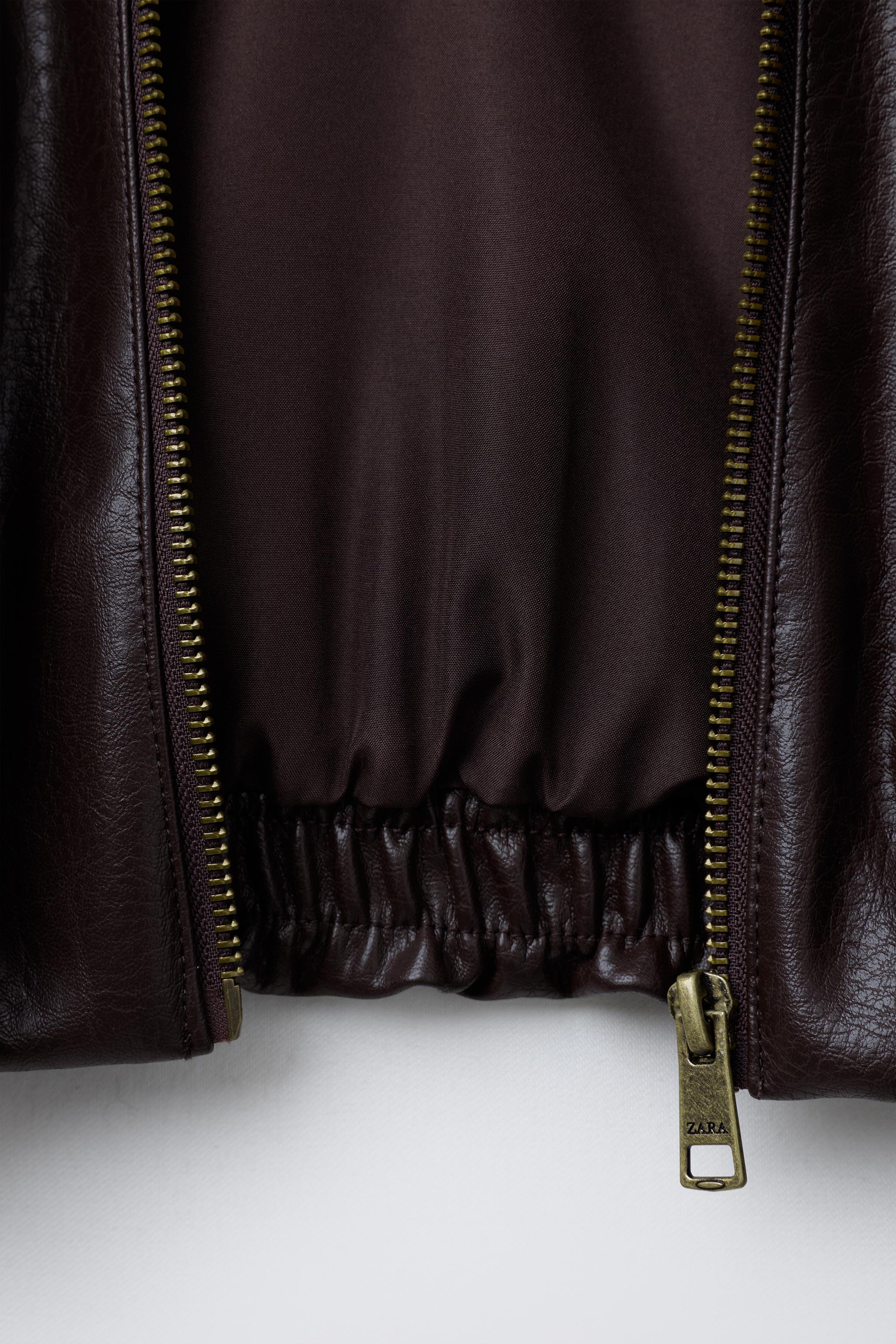 FAUX LEATHER JACKET