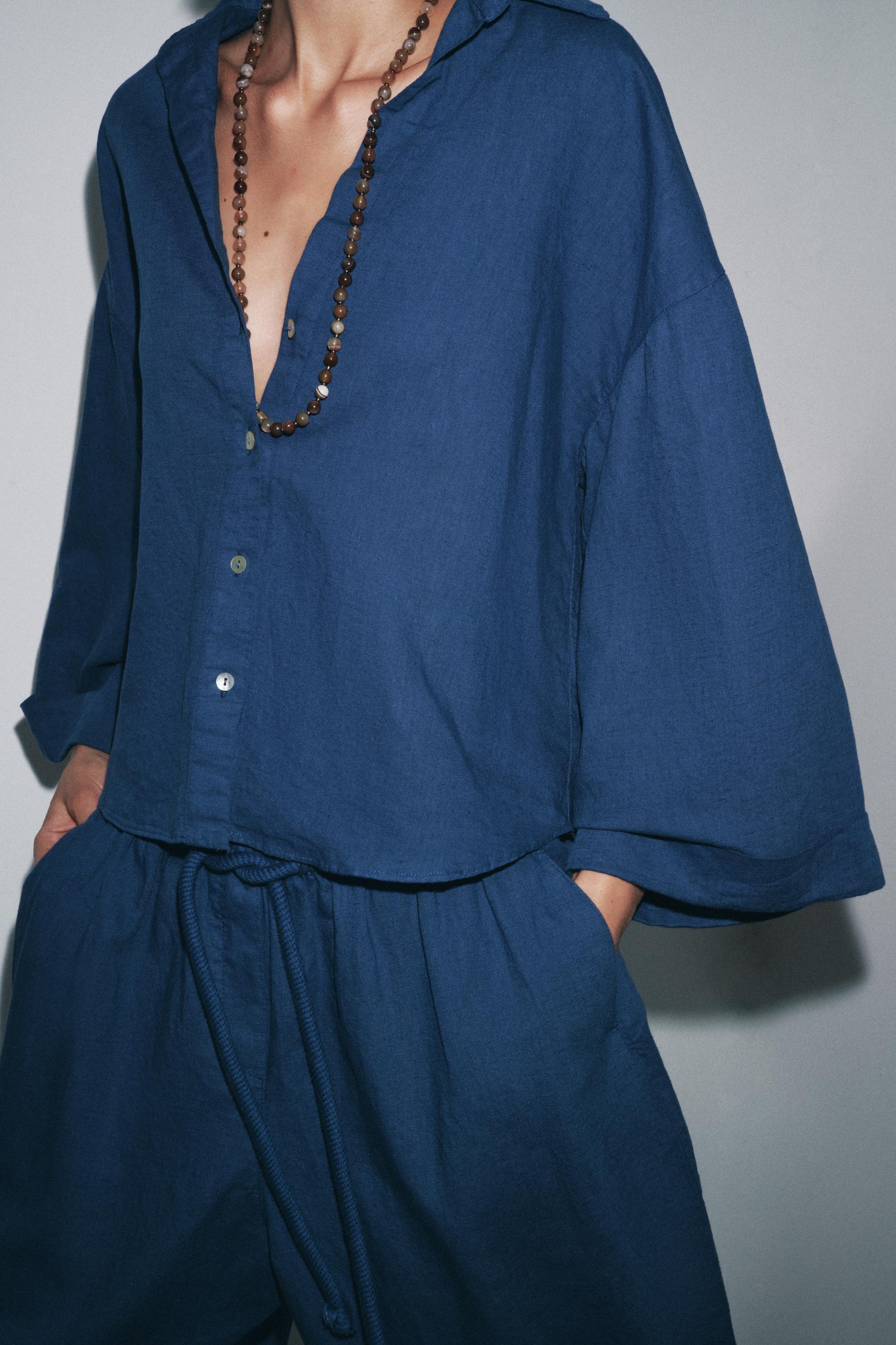ZW COLLECTION LINEN SHIRT