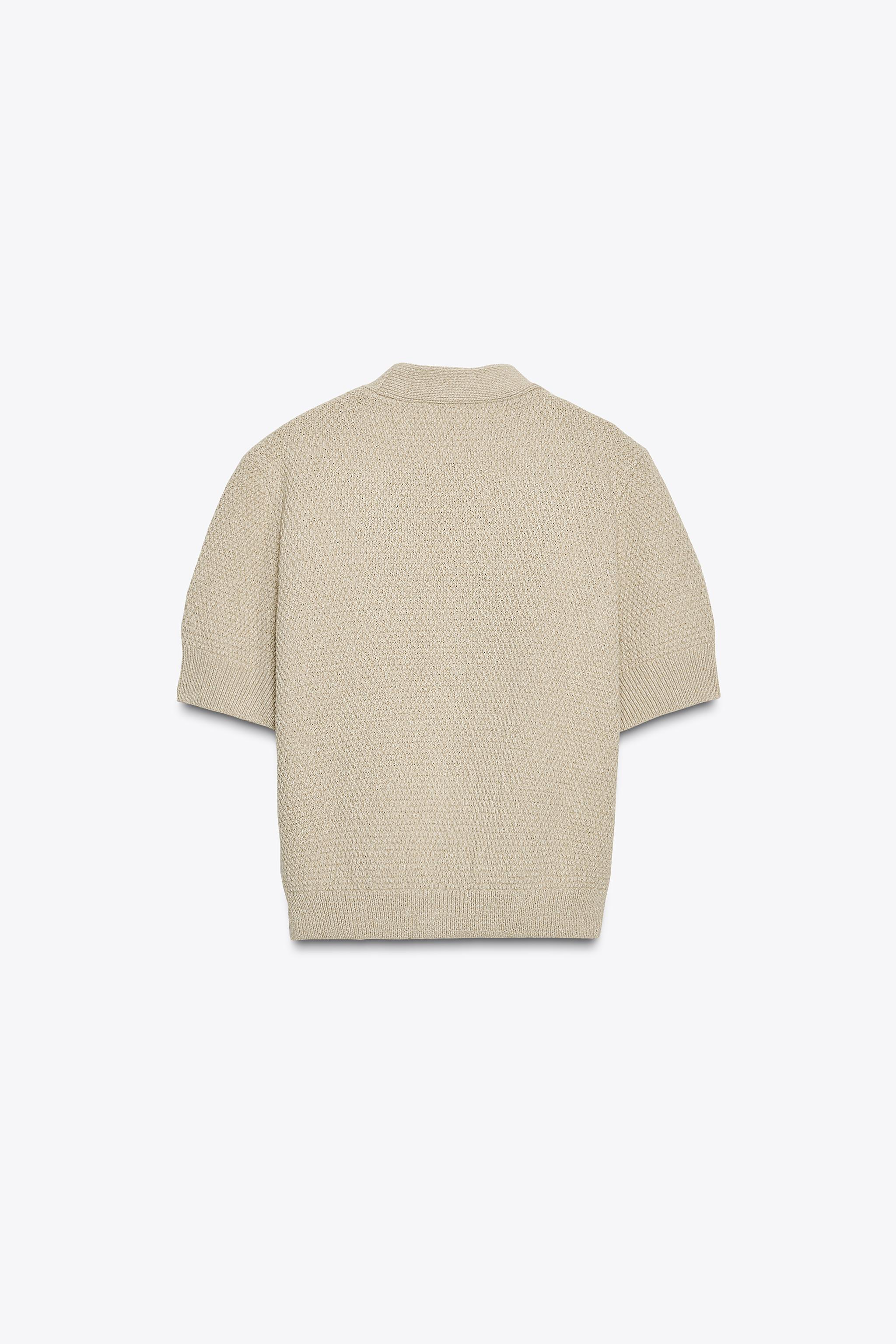 STAR BUTTON TEXTURED KNIT CARDIGAN