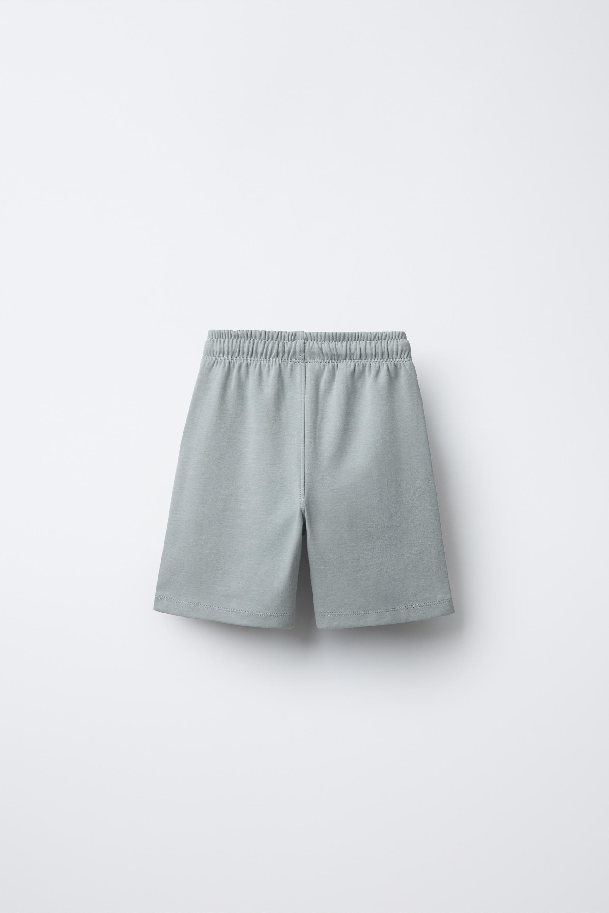 LABEL INTERLOCK T-SHIRT AND BERMUDA SET