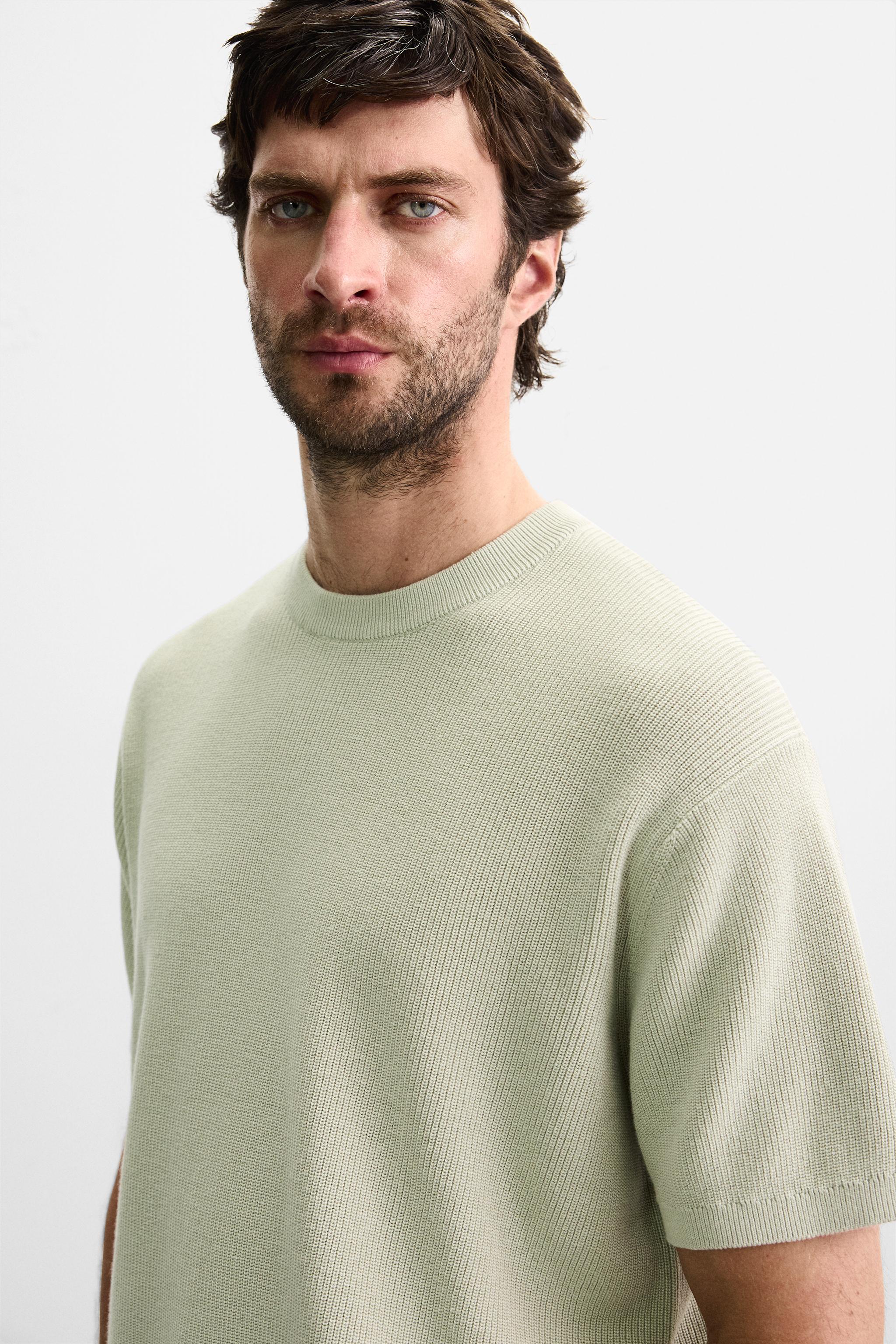 PURL KNIT T-SHIRT
