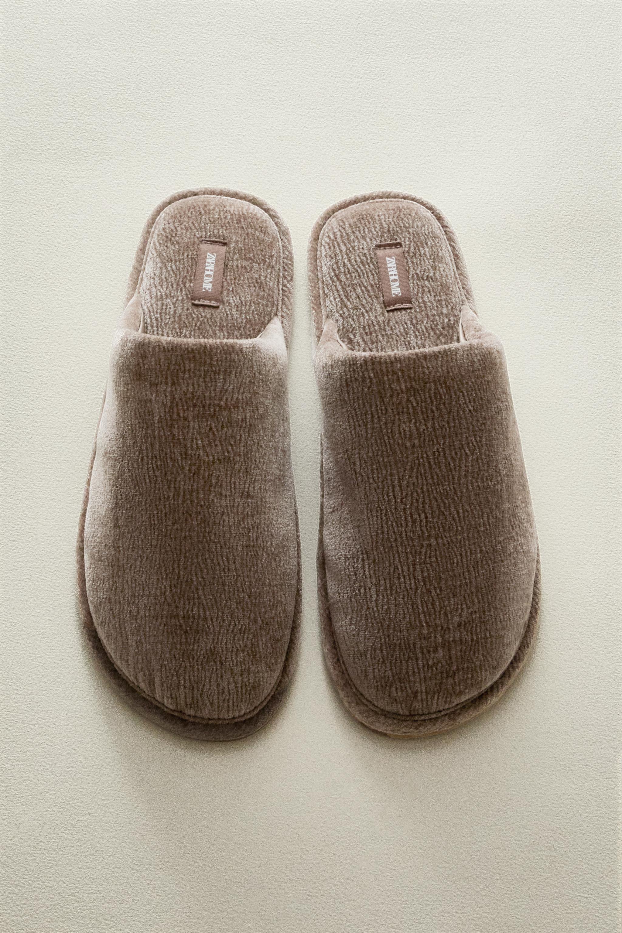 VELVET MULE SLIPPERS