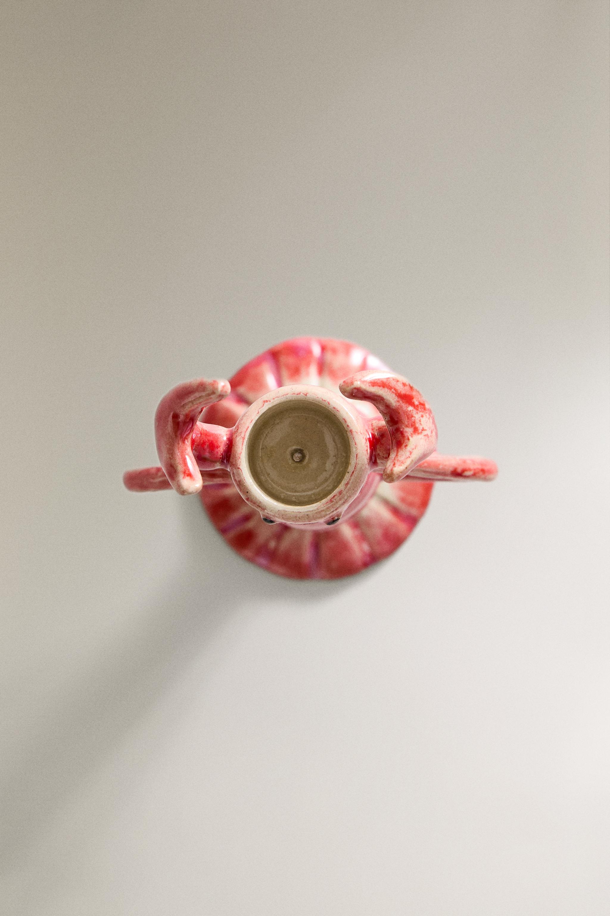 LOBSTER CERAMIC CANDLESTICK