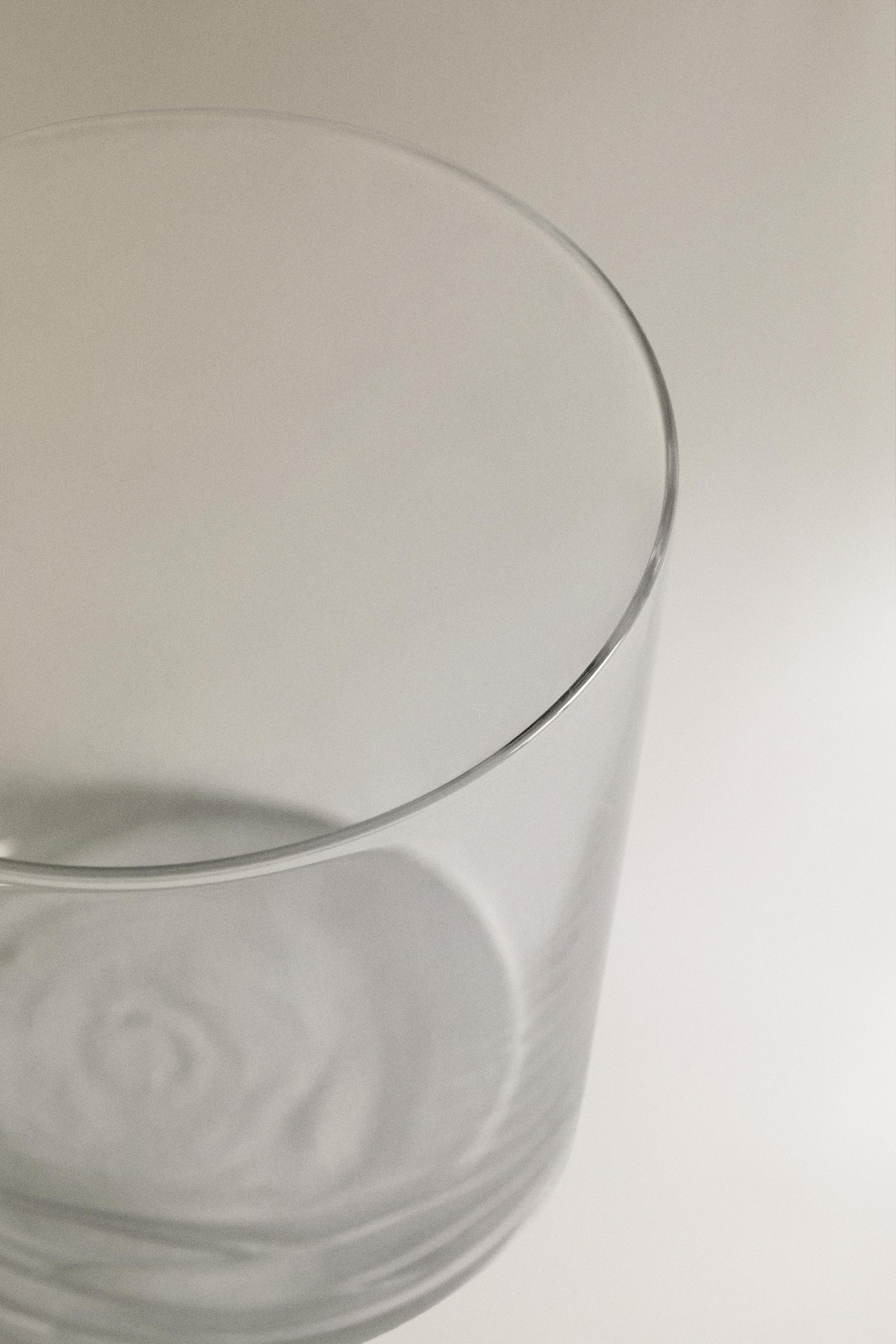 SET OF TALL GLASS TUMBLERS (SET OF 4)