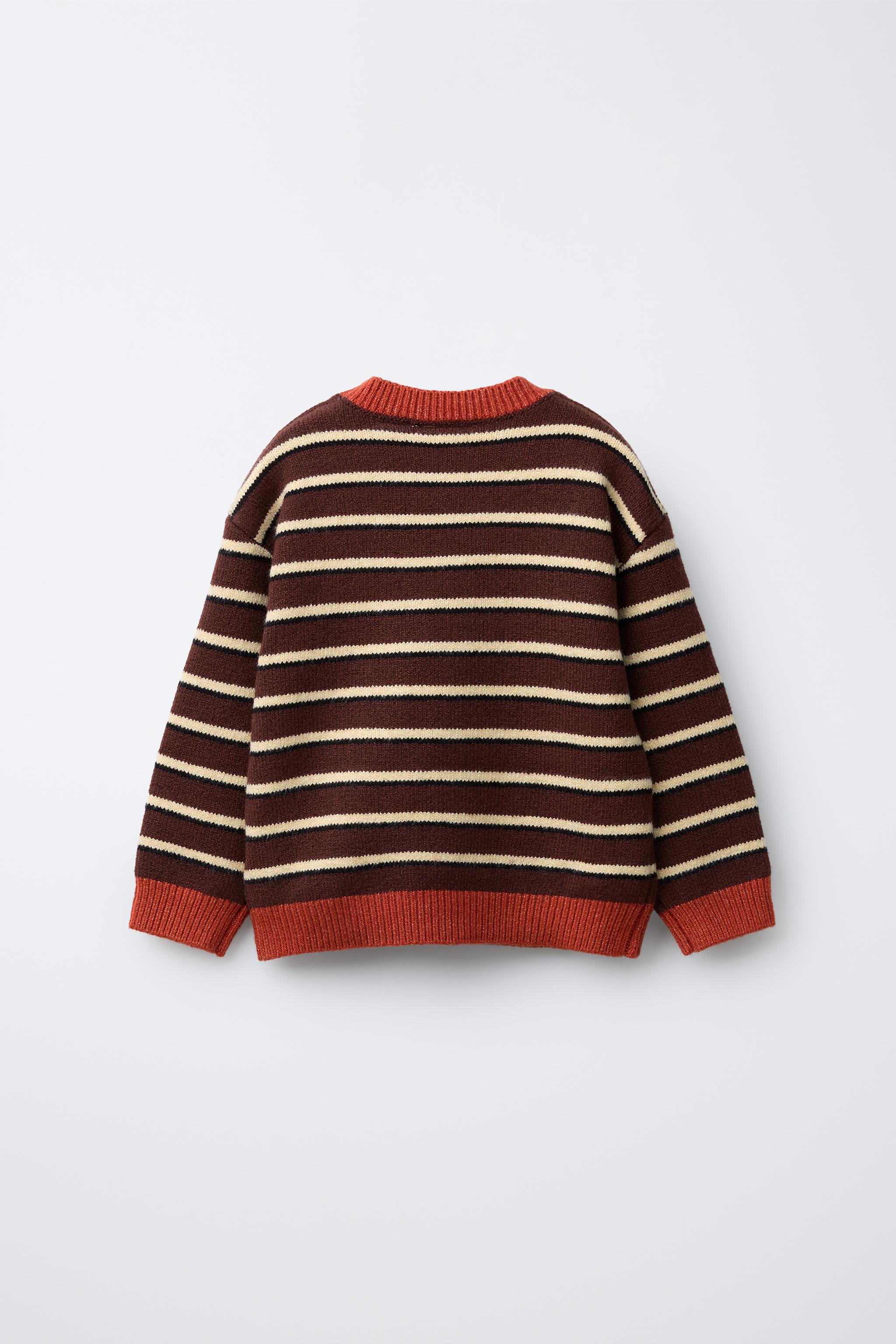 STRIPED KNIT SWEATER