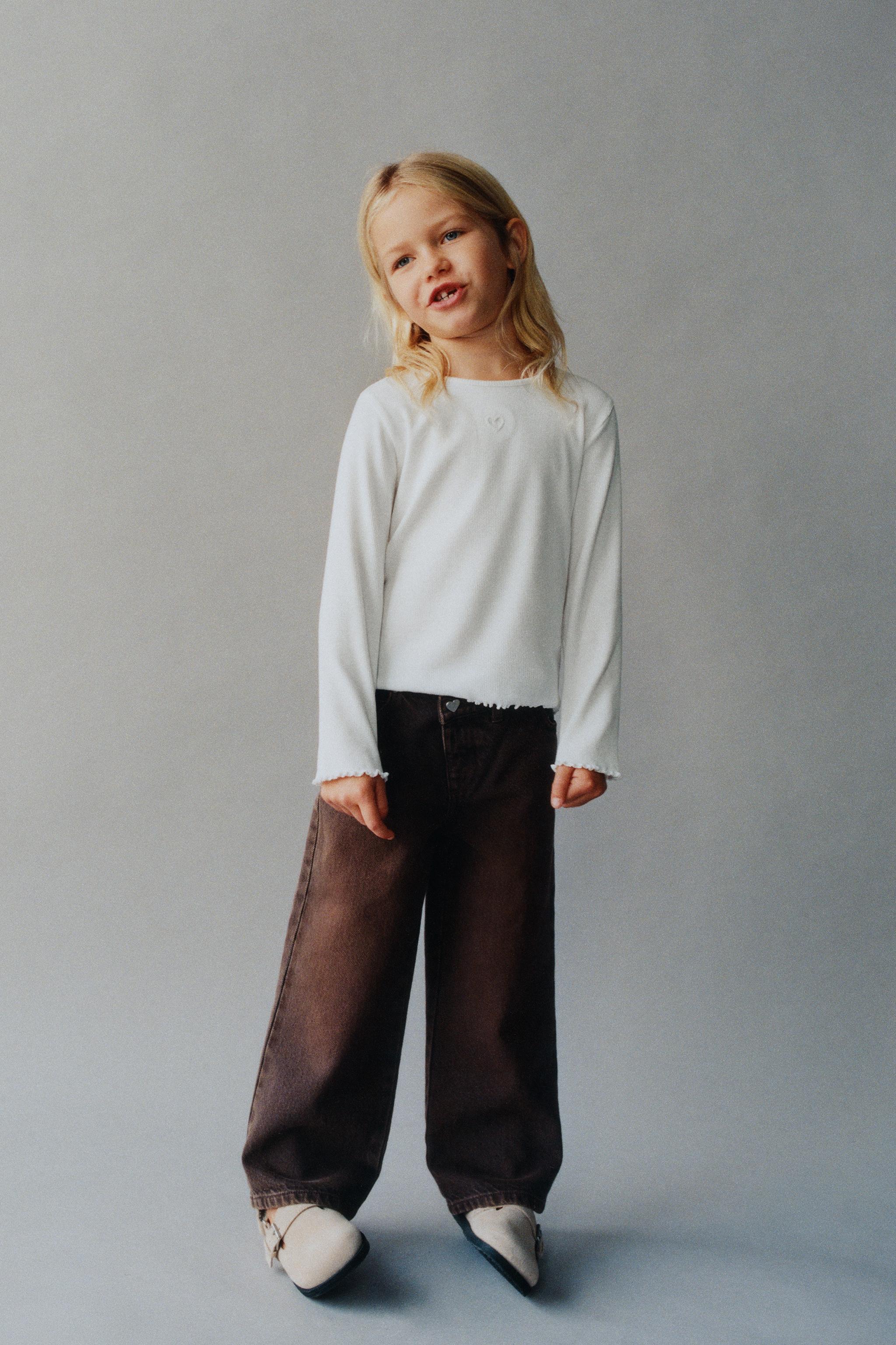 RIBBED HEART T-SHIRT