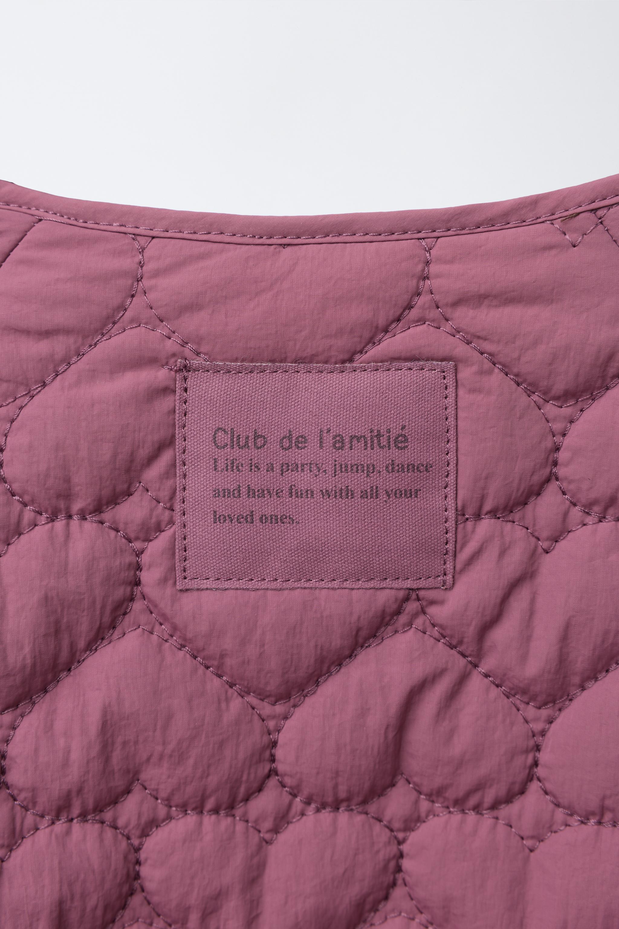 WATER REPELLENT LABEL PADDED JACKET