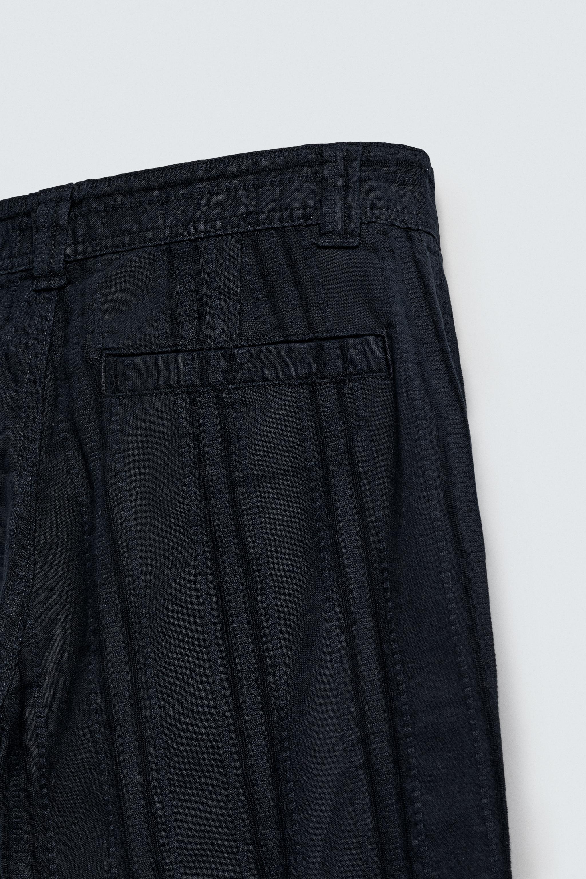 JACQUARD STRIPED PANTS