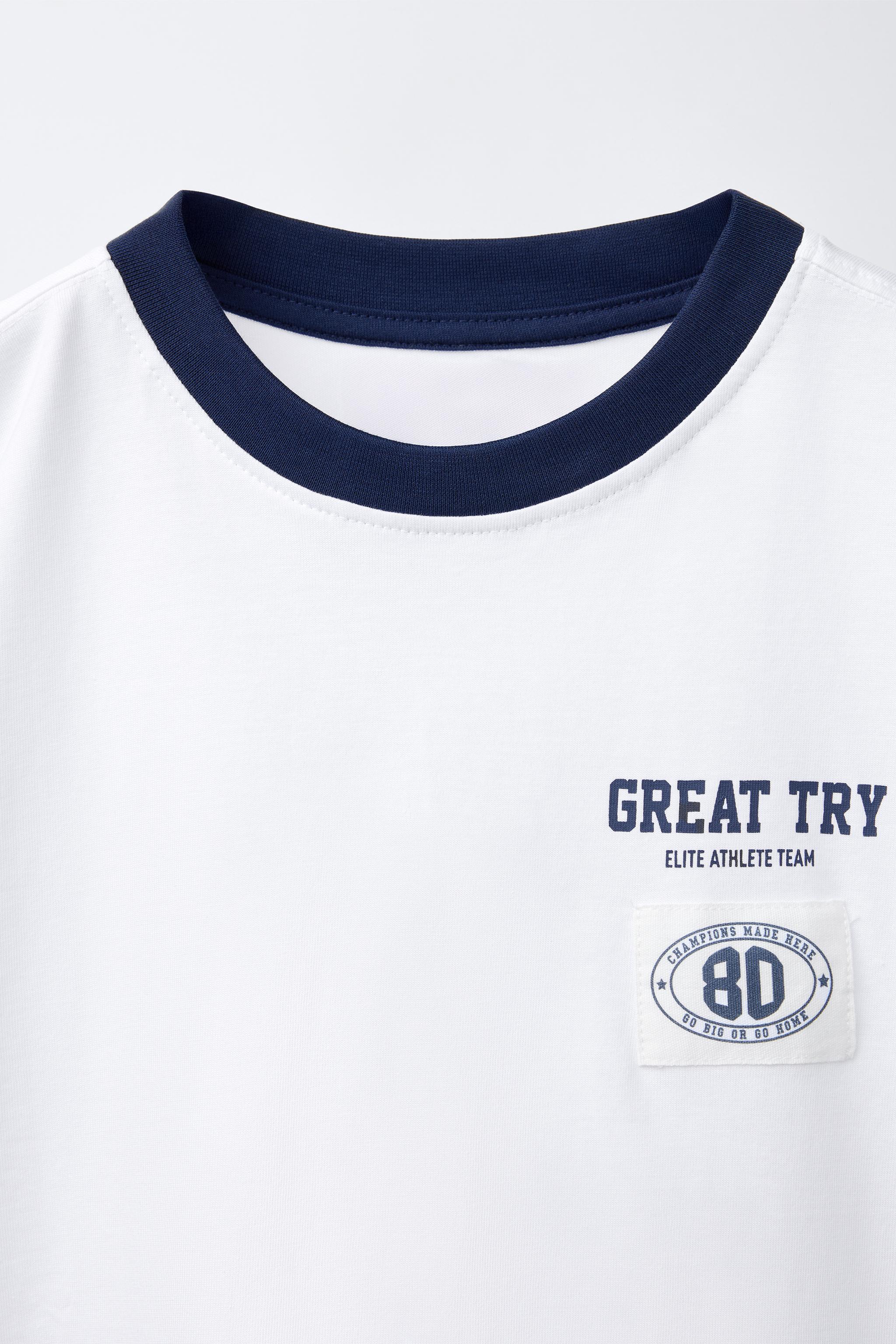 JOGGING TEXT T-SHIRT