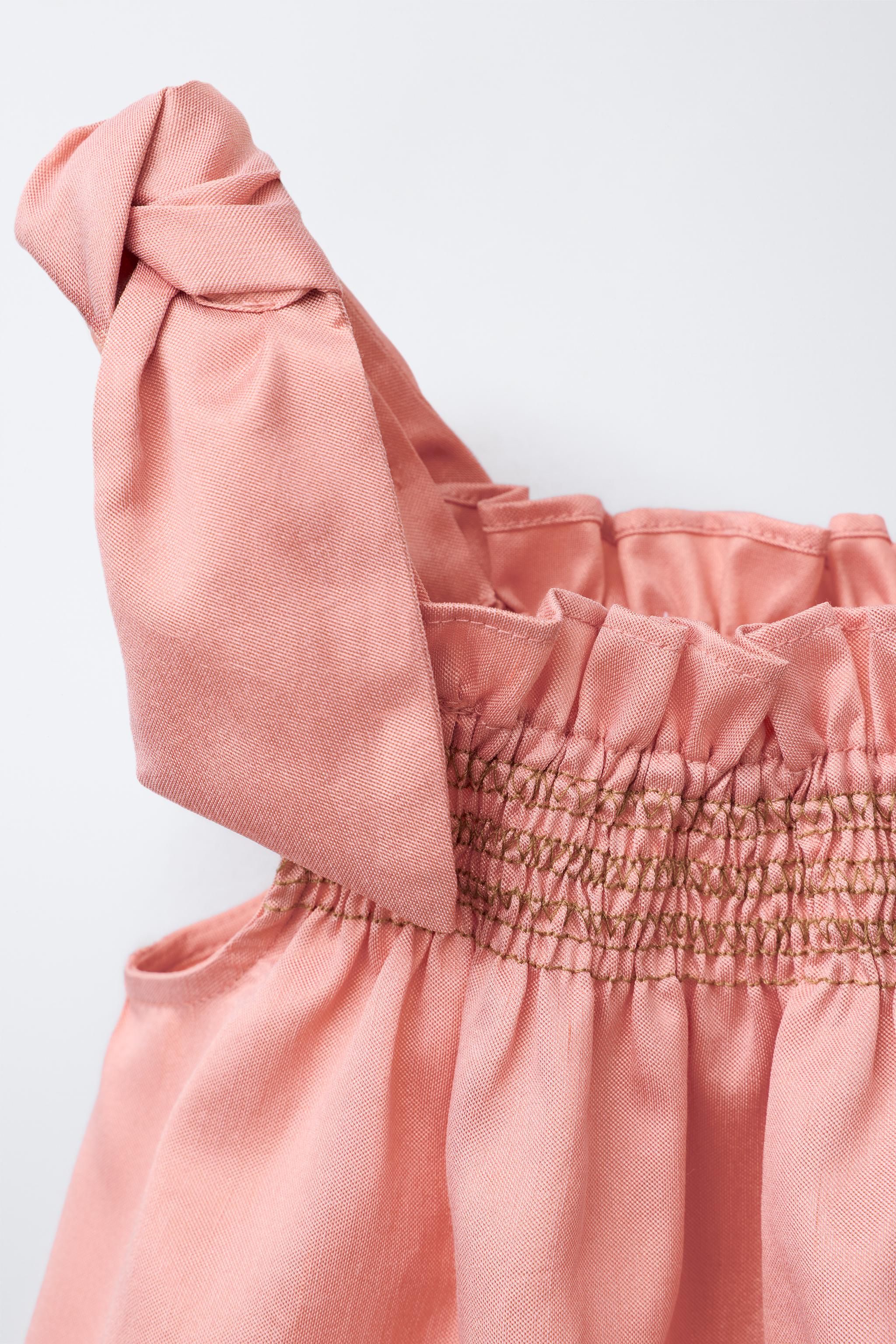 SATIN DRESS WITH BOWS