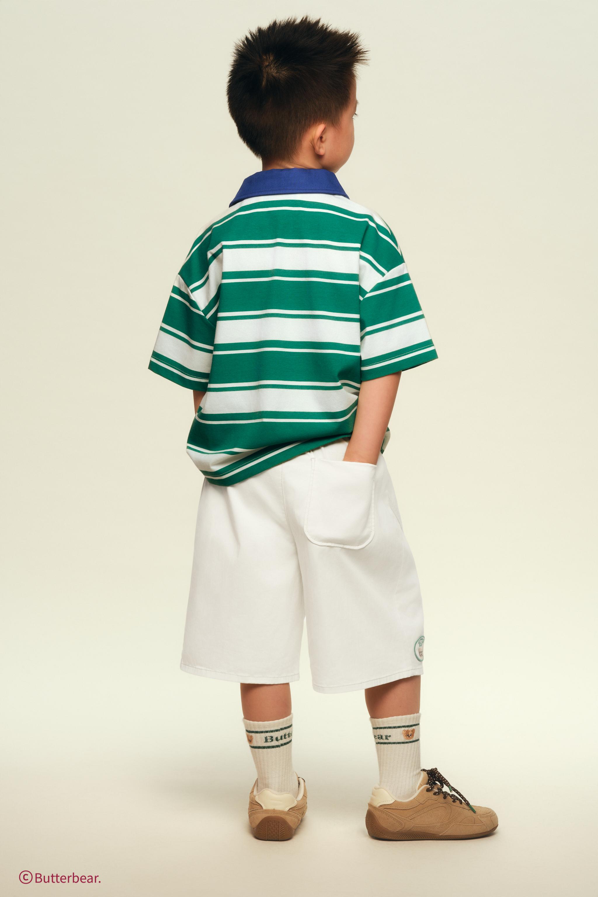 STRIPED BUTTERBEAR © POLO SHIRT