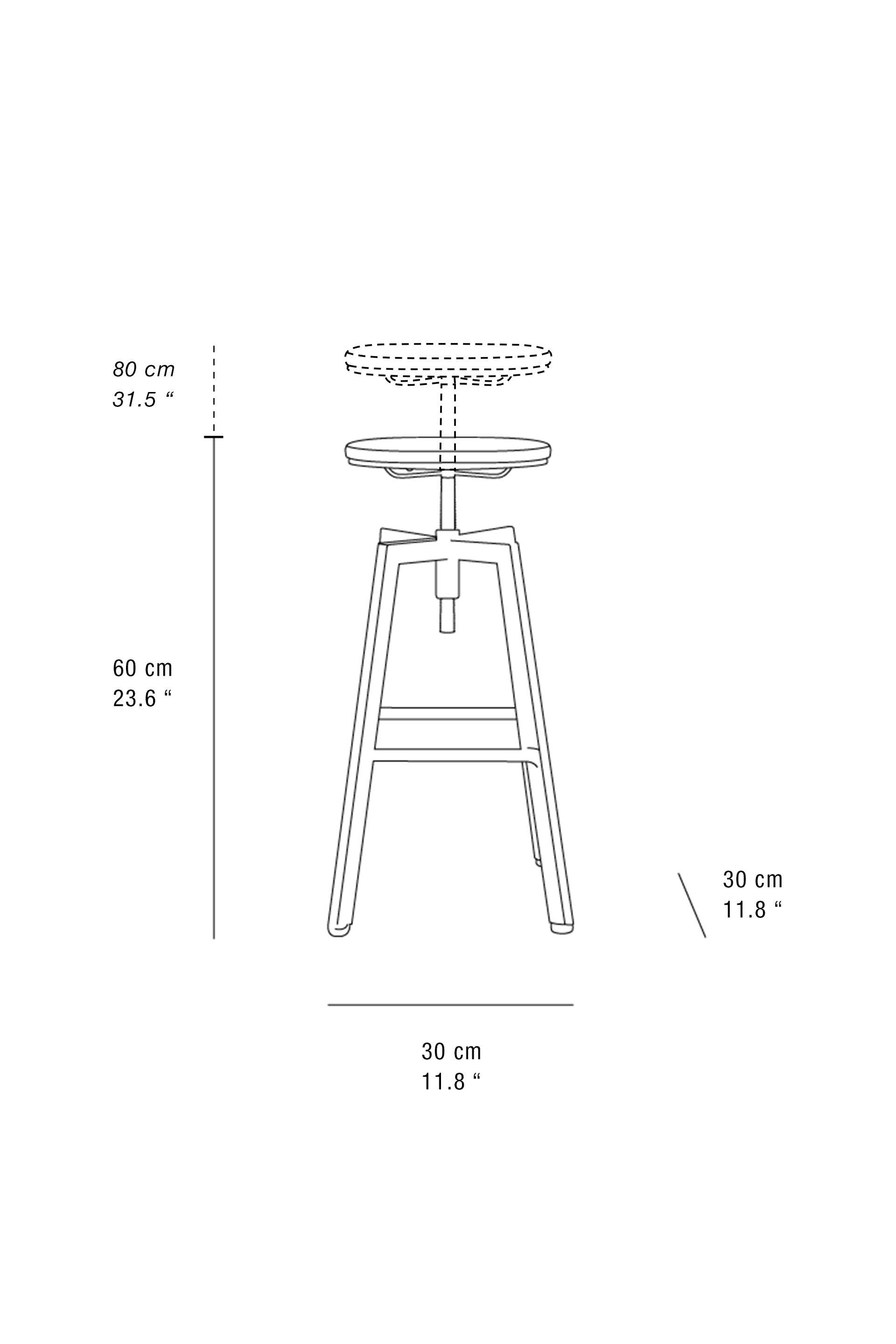 WOOD AND METAL SWIVEL BAR STOOL