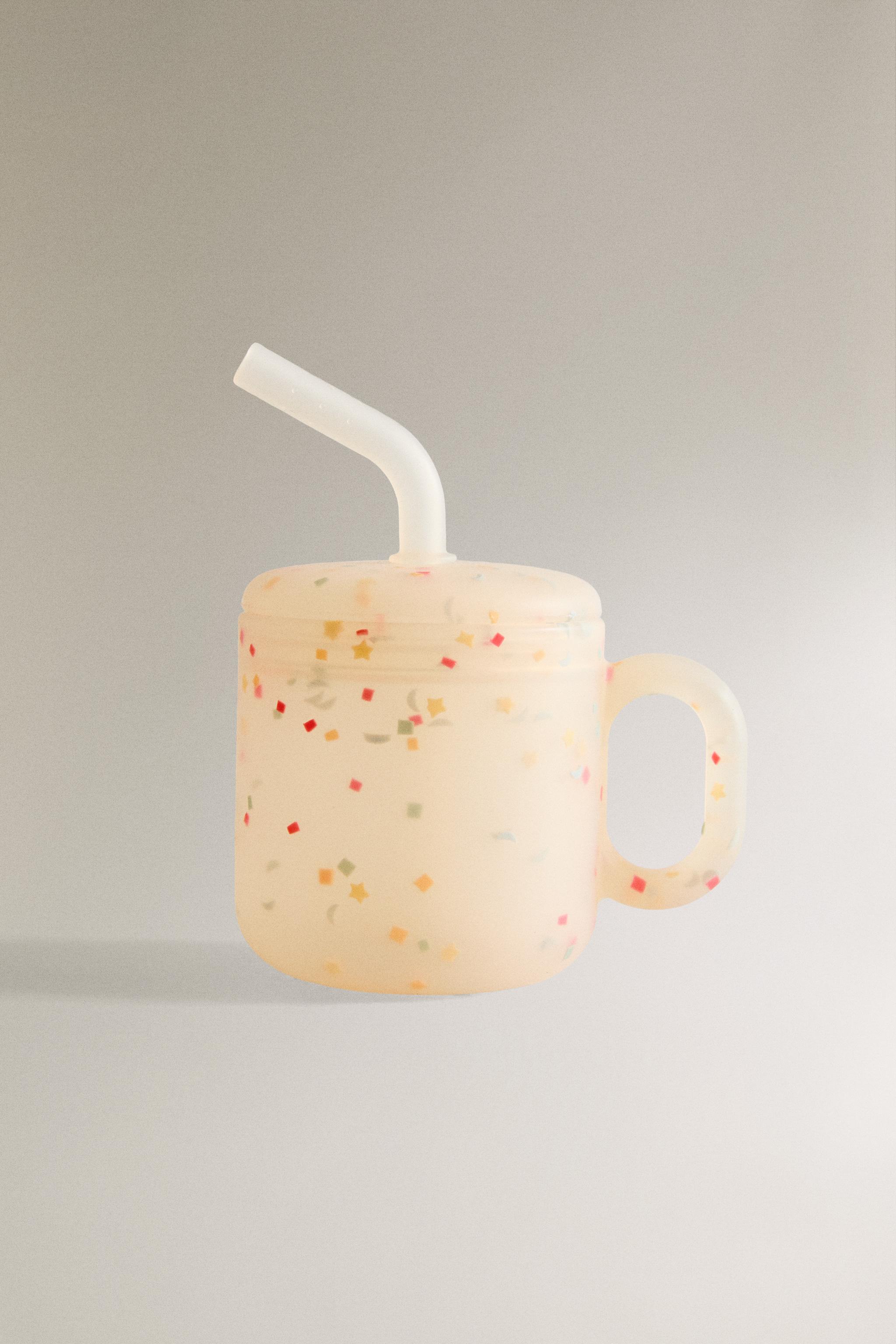 CHILDREN'S SILICONE CONFETTI TUMBLER