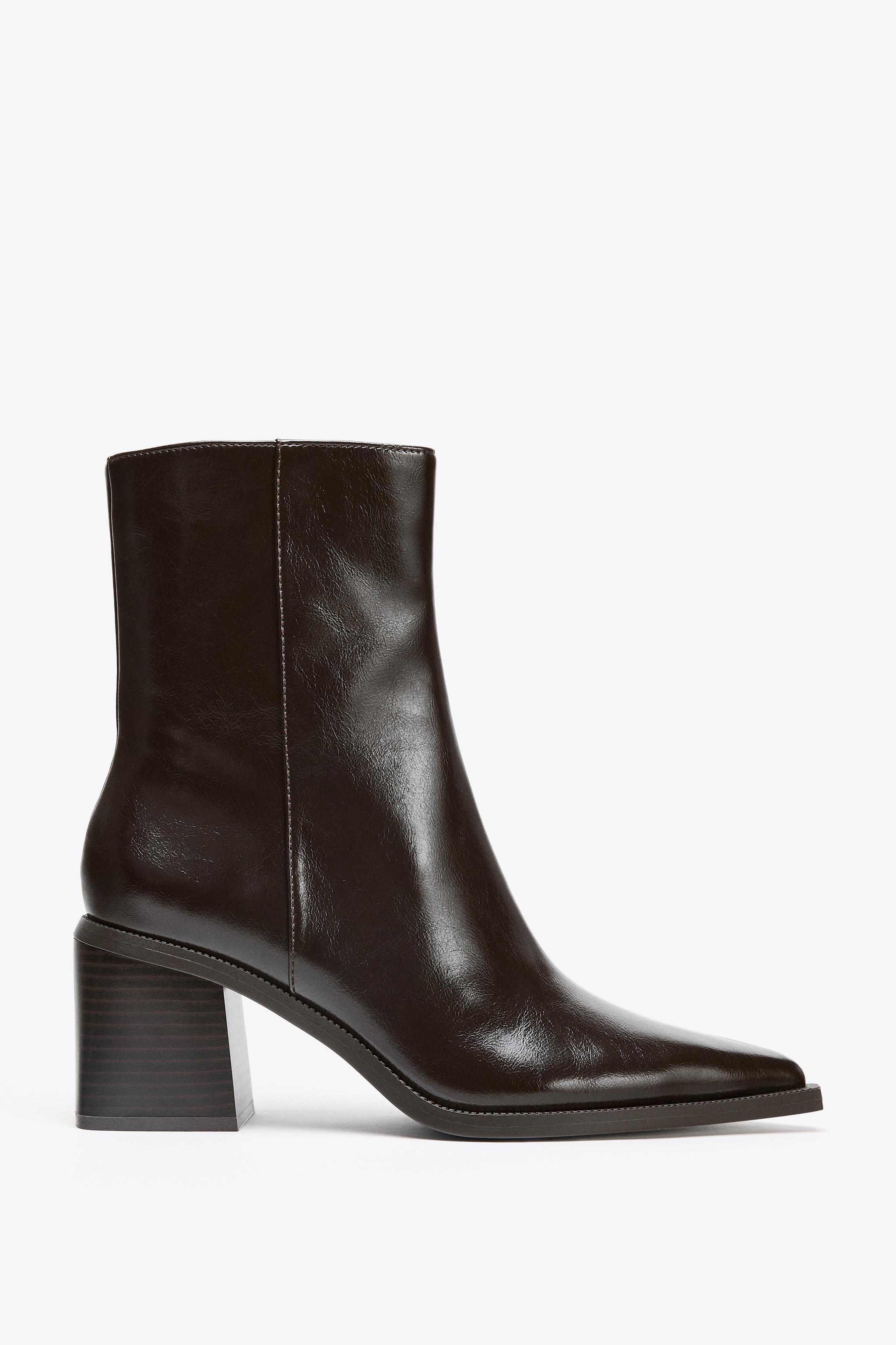 WIDE HEEL ANKLE BOOTS