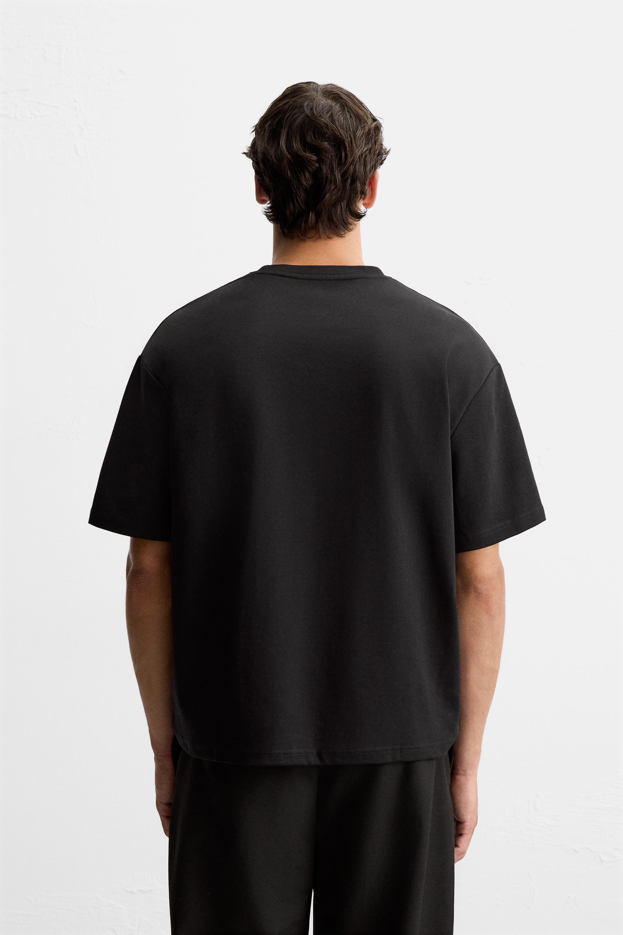 EMBROIDERED TEXT T-SHIRT