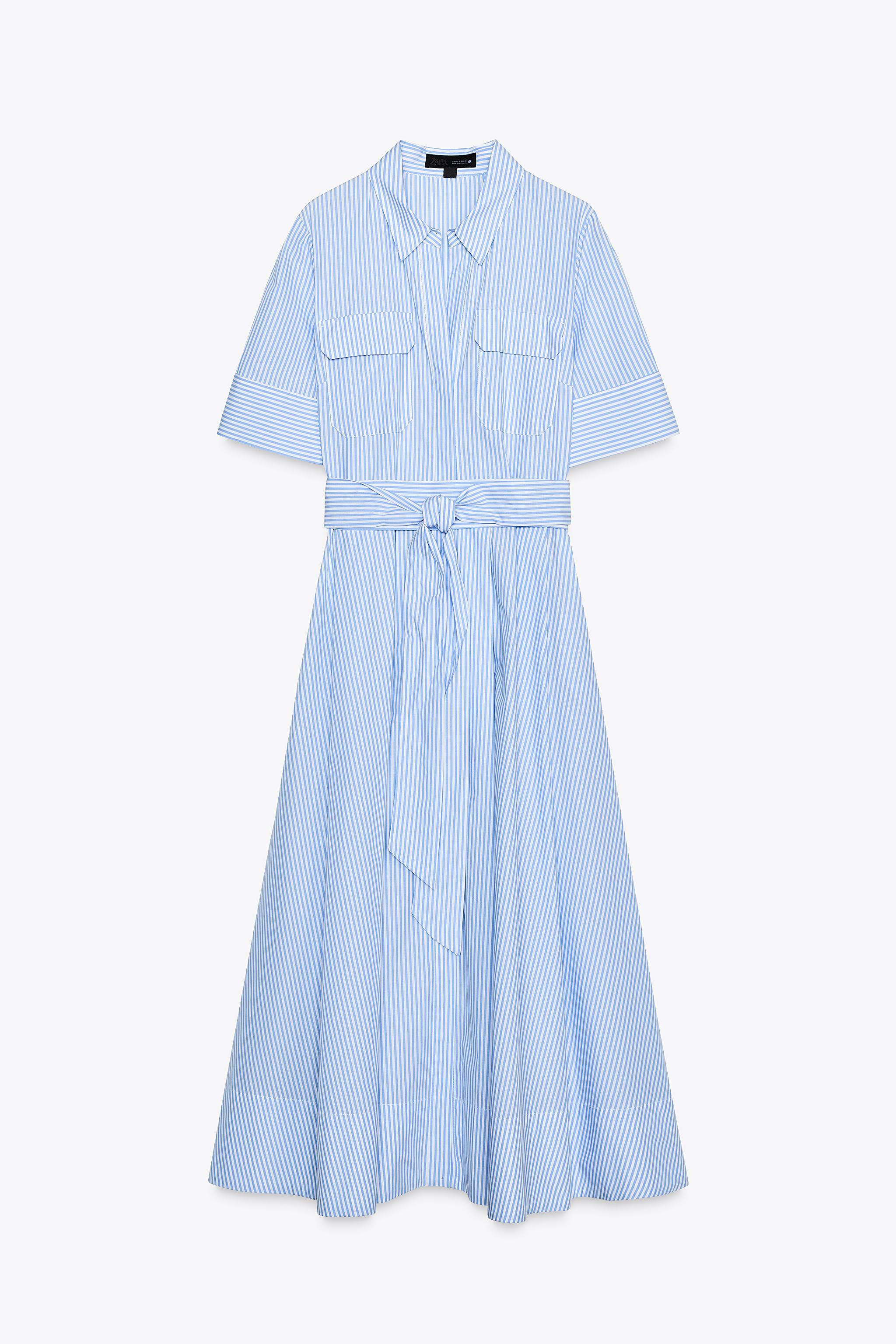 ZW COLLECTION POPLIN SHIRT DRESS