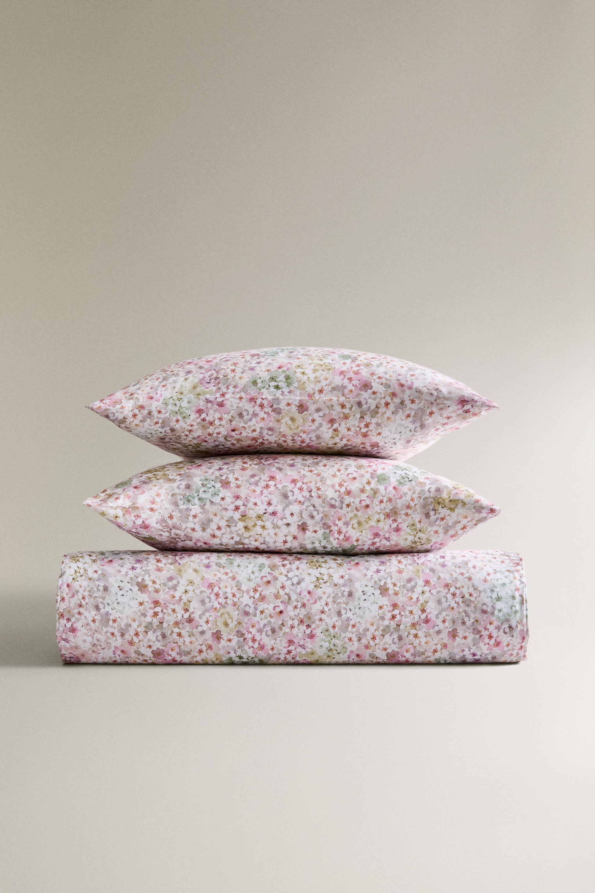 FLORAL PRINT DUVET COVER