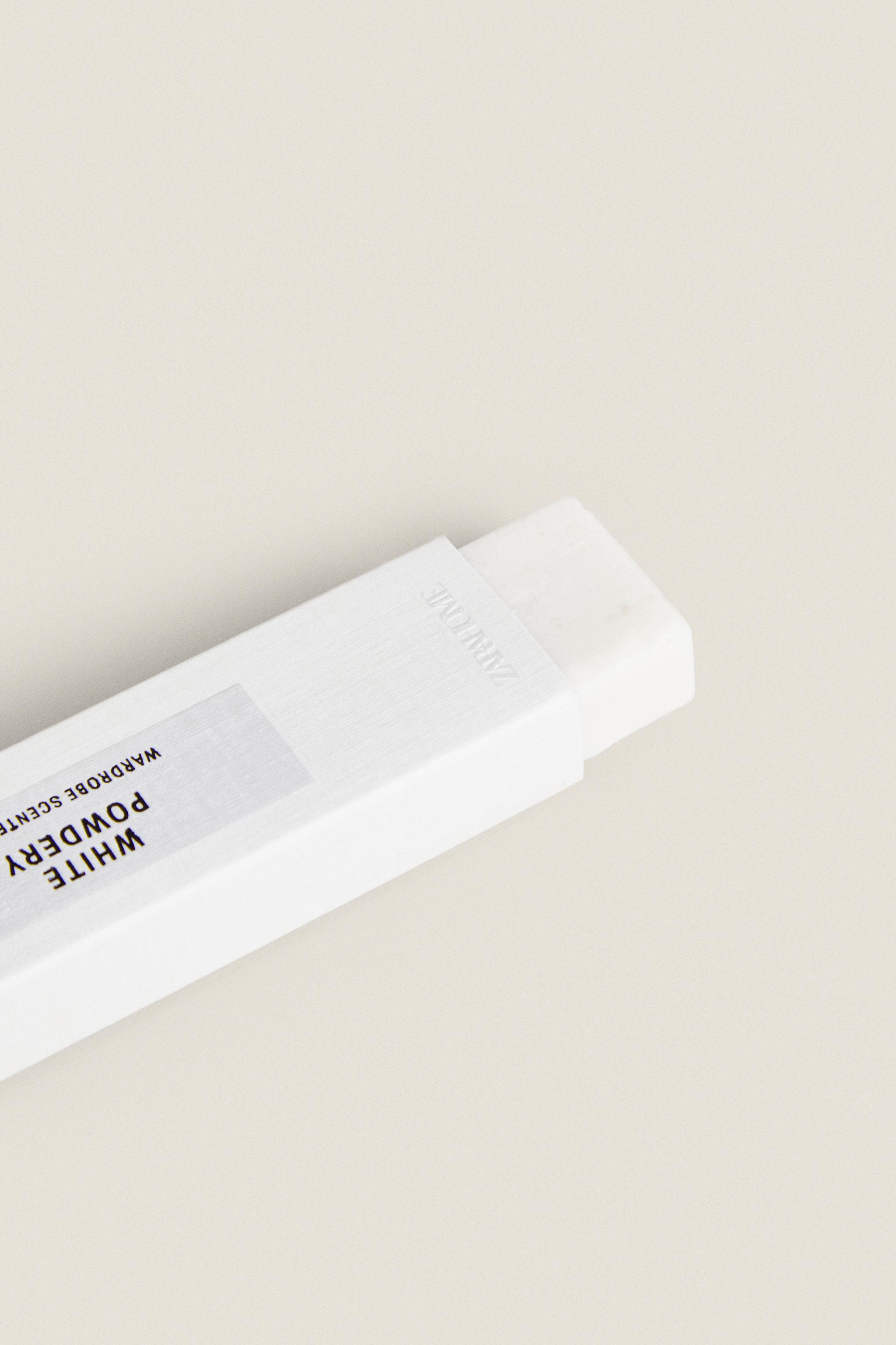 SET OF WHITE POWDERY WARDROBE SCENTED STICKS (SET OF 3)