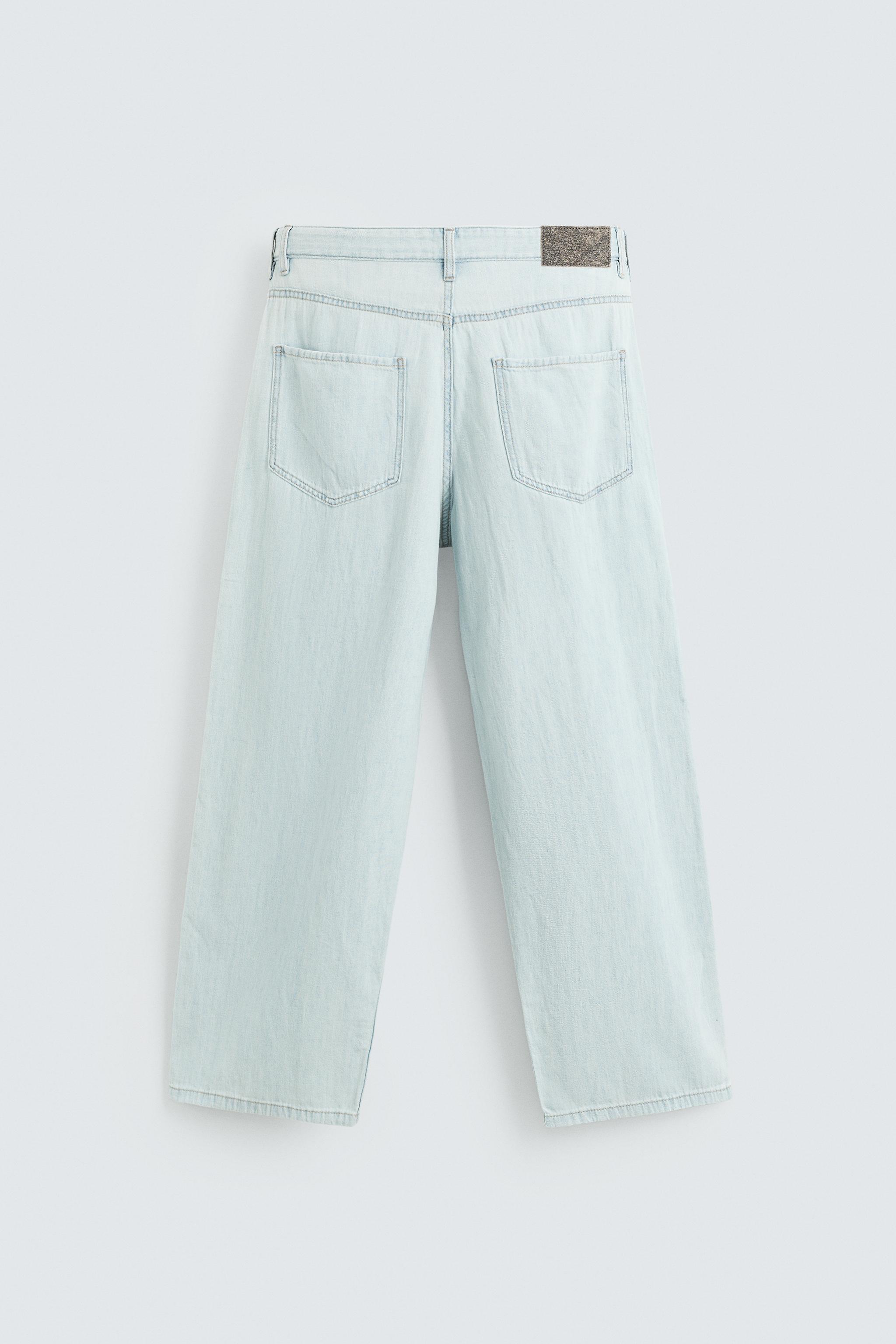 LIGHTWEIGHT LOOSE WIDE FIT JEANS