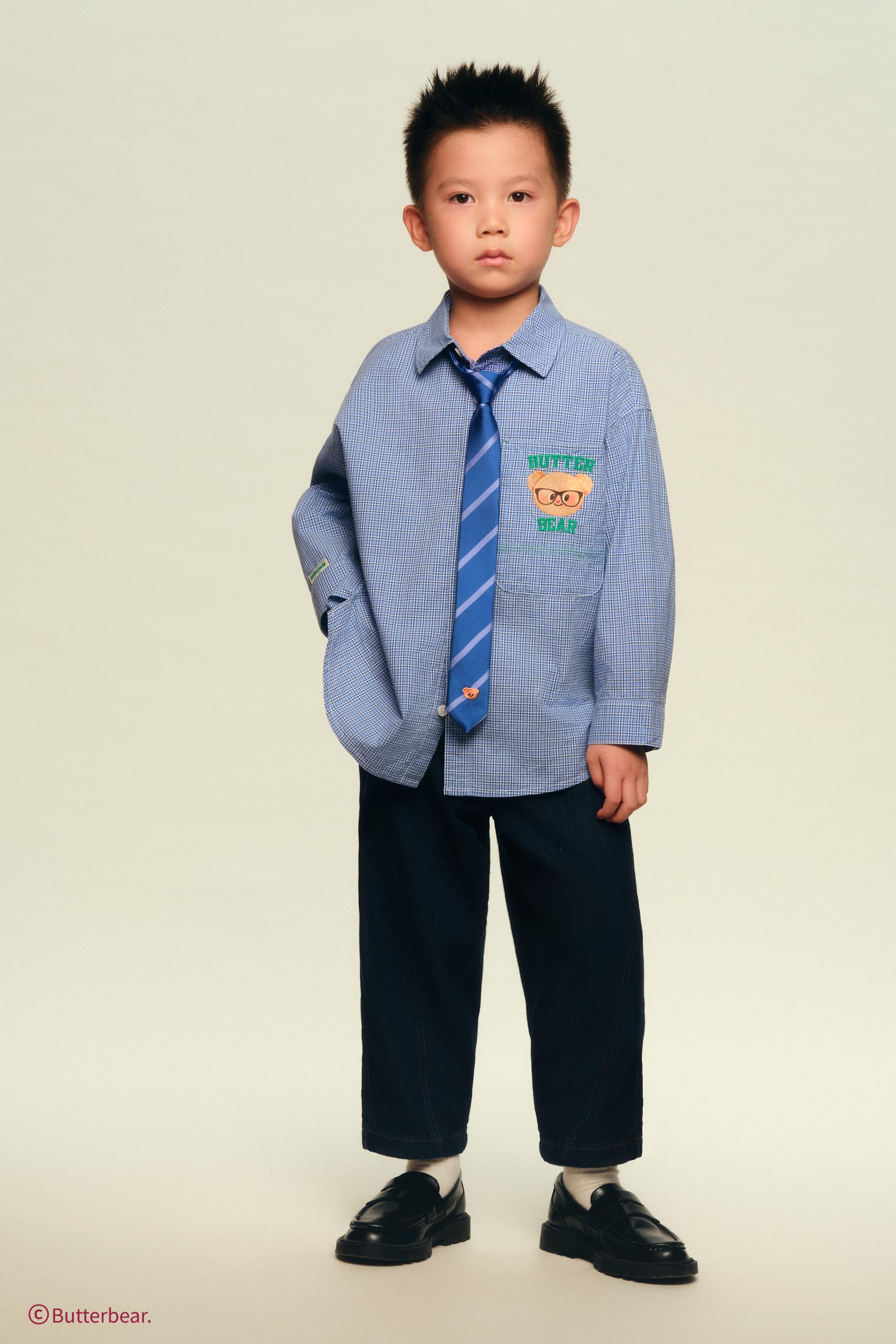 BUTTERBEAR © PLAID SHIRT