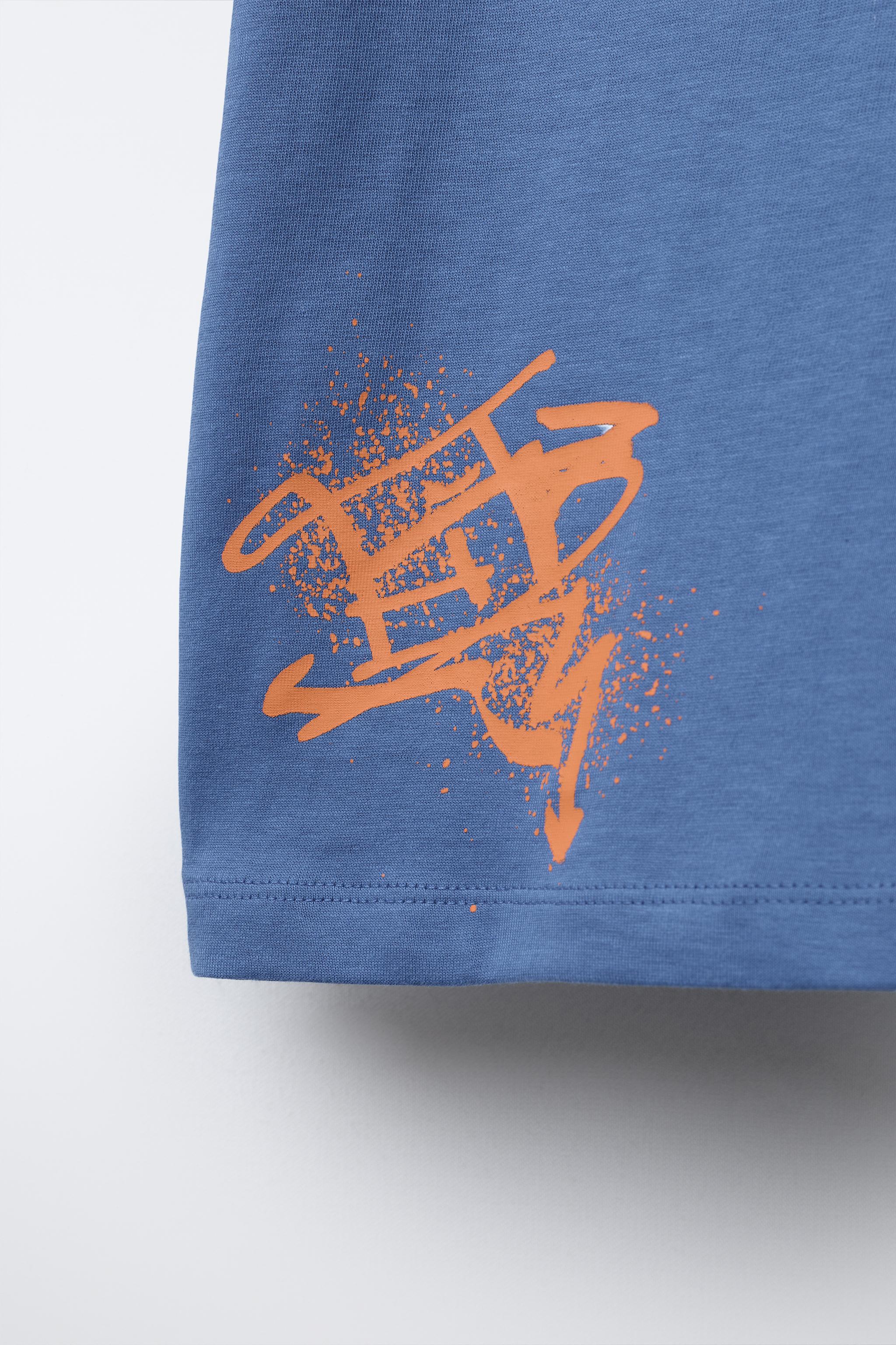 GRAFFITI PRINT T-SHIRT