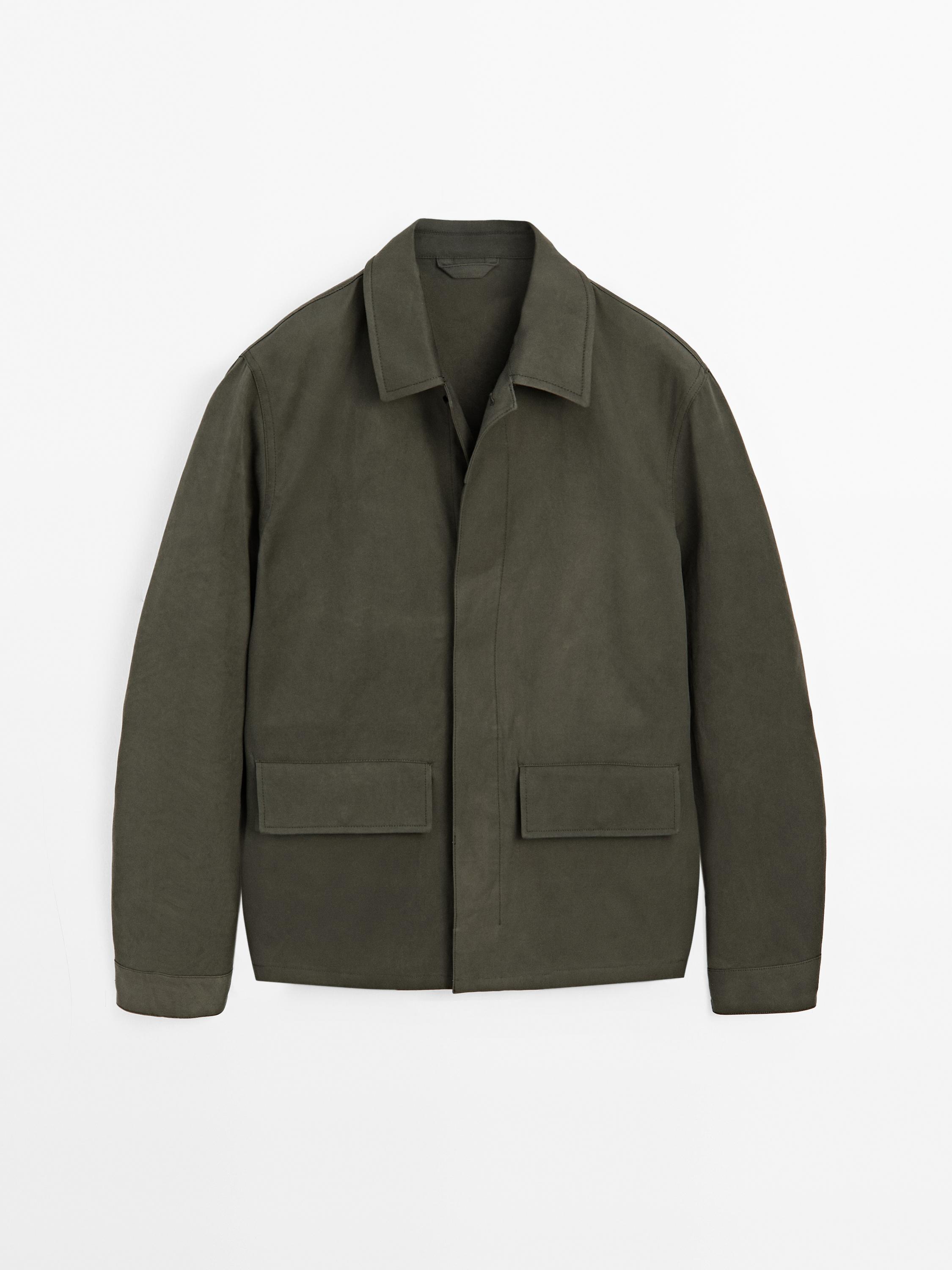 100% cotton maltinto finish jacket