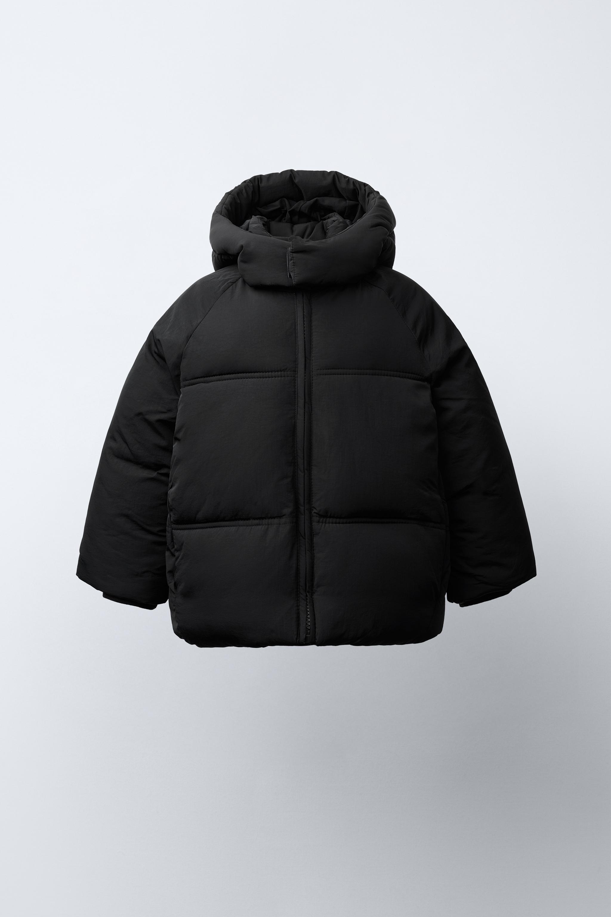 WATER REPELLENT HOODED PUFFER JACKET
