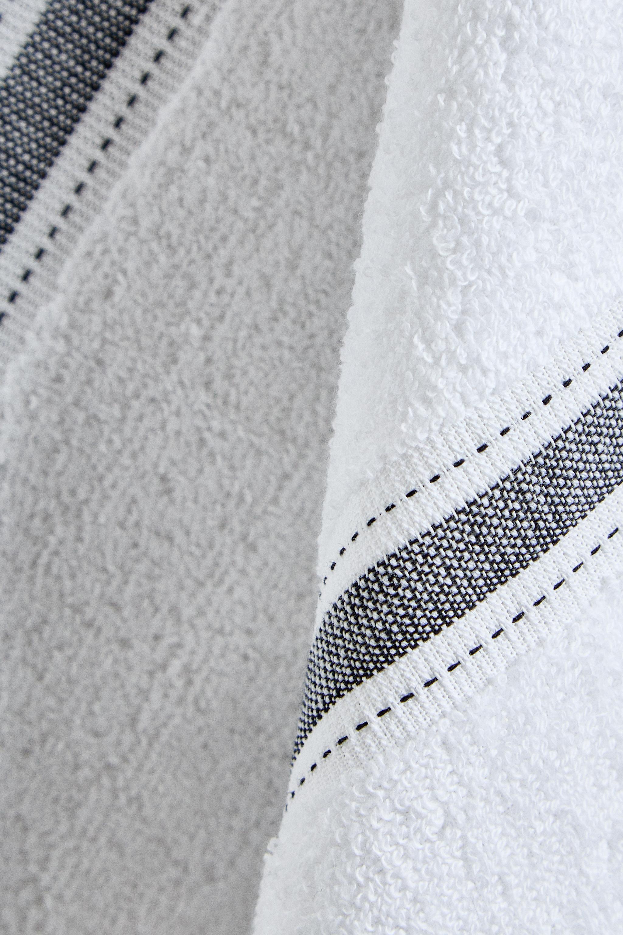 STRIPED COTTON TERRYCLOTH KITCHEN TOWEL