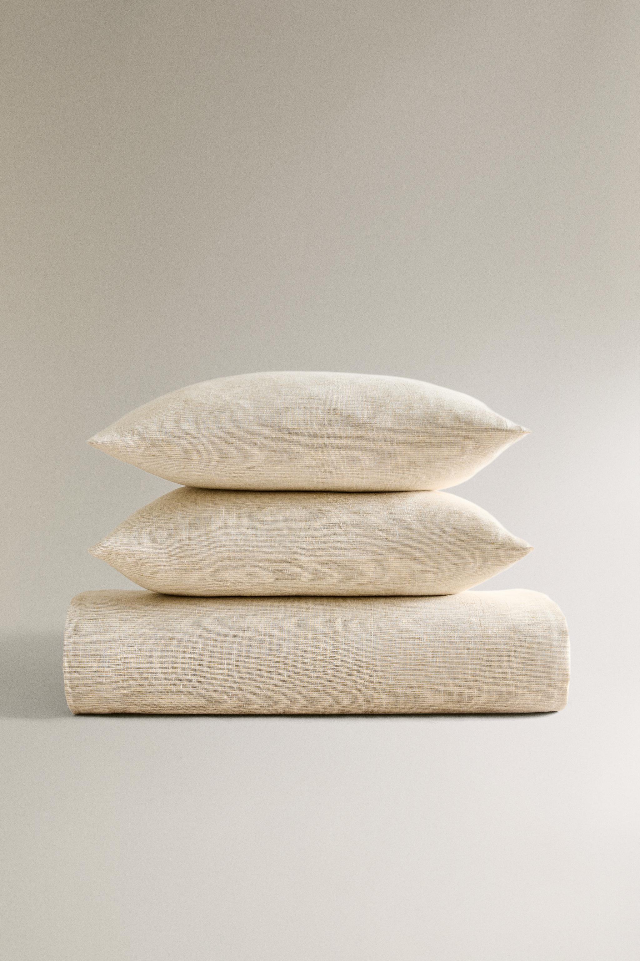 TEXTURED STRIPED DUVET COVER