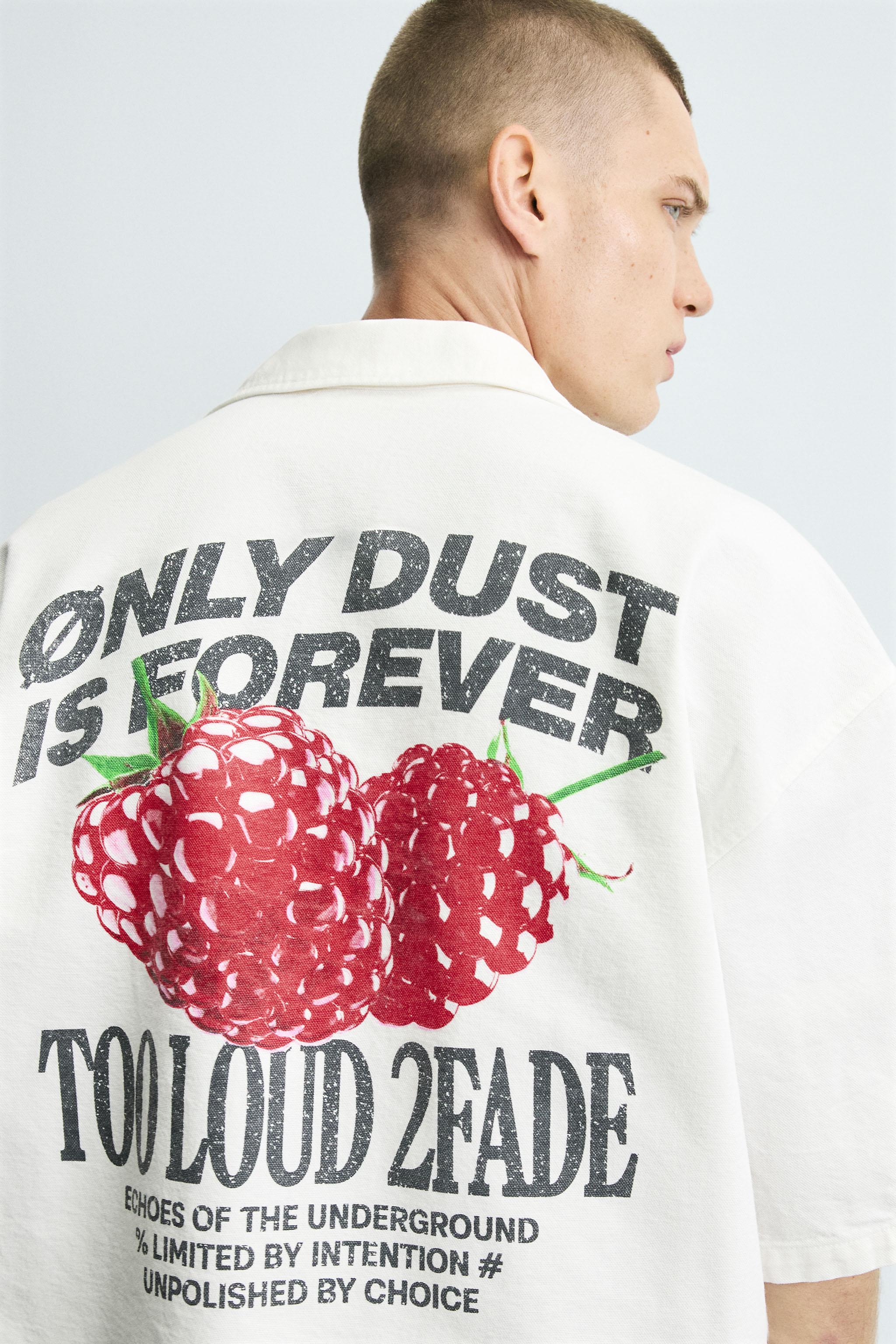 TEXTURED PRINT SHIRT