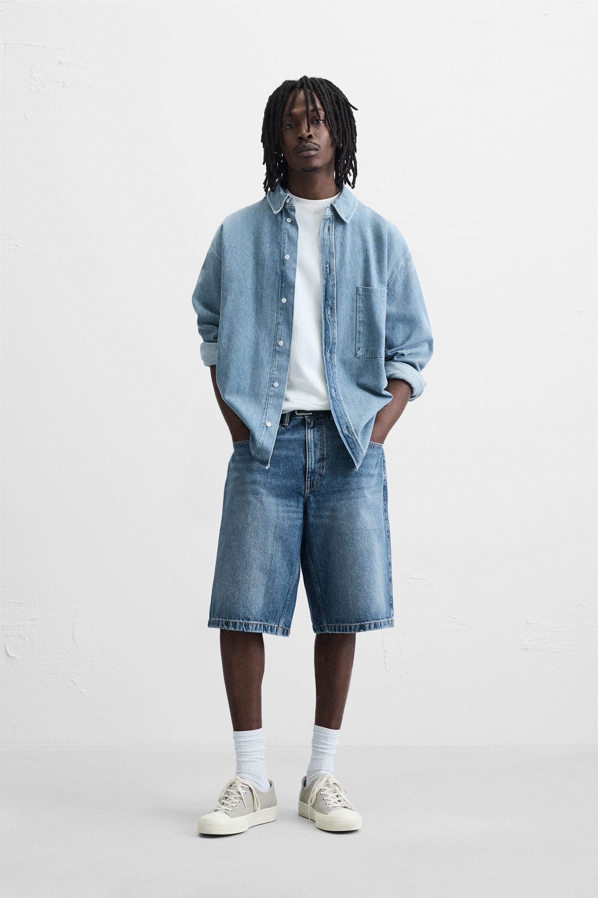 BAGGY FIT DENIM SHORTS