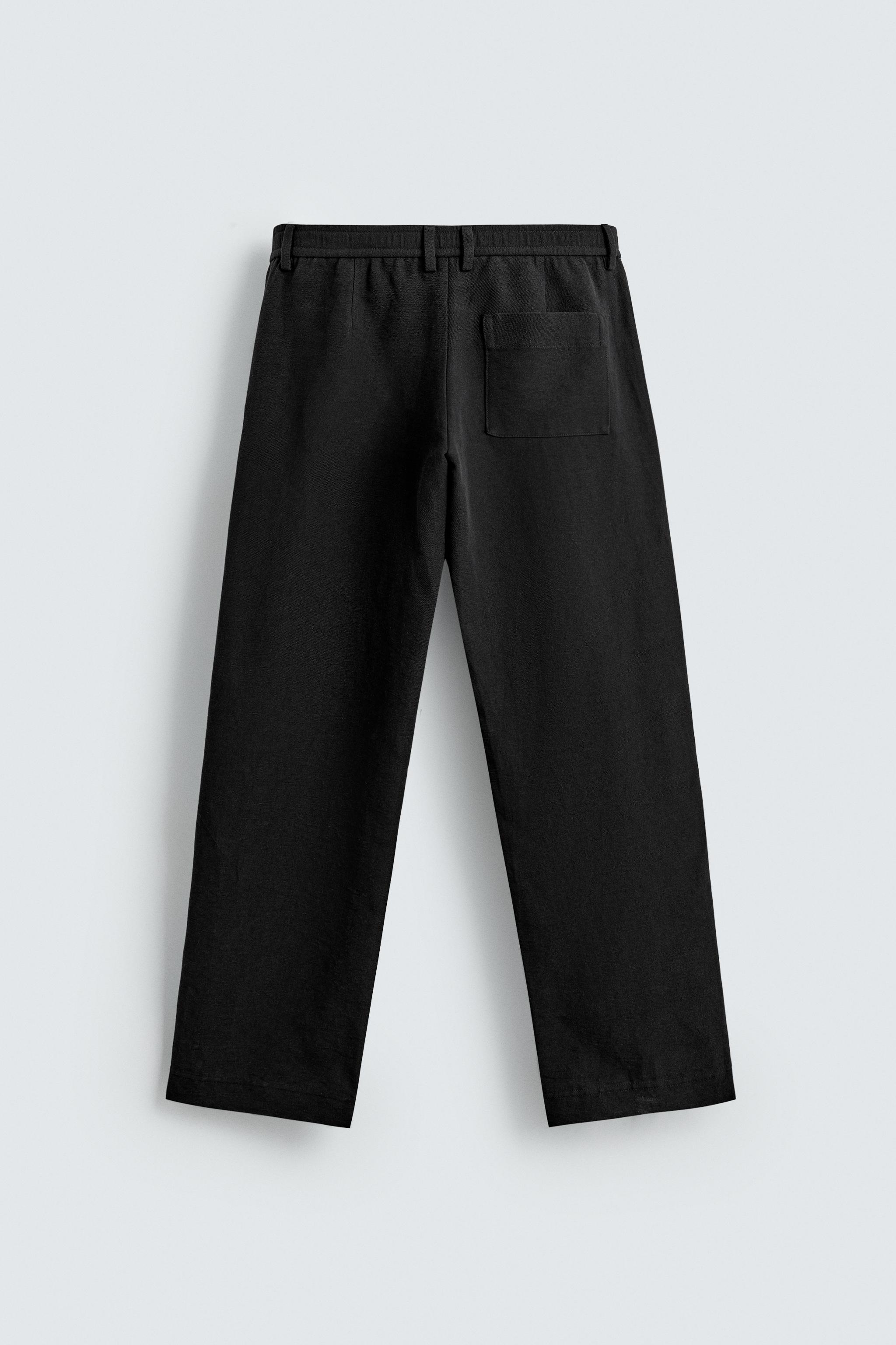 COTTON - LINEN SUIT PANTS