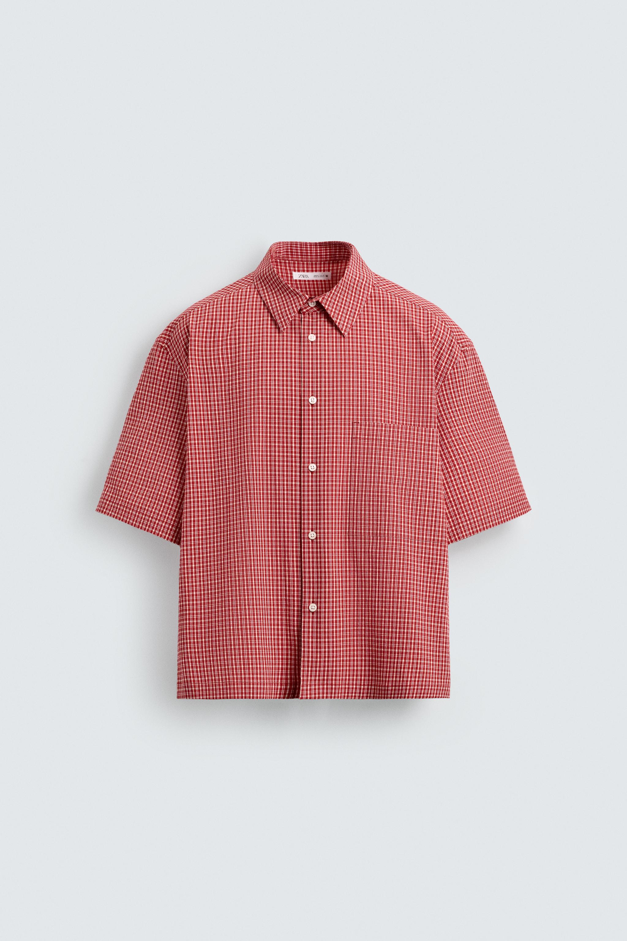 CHECKERED RELAXED FIT SHIRT