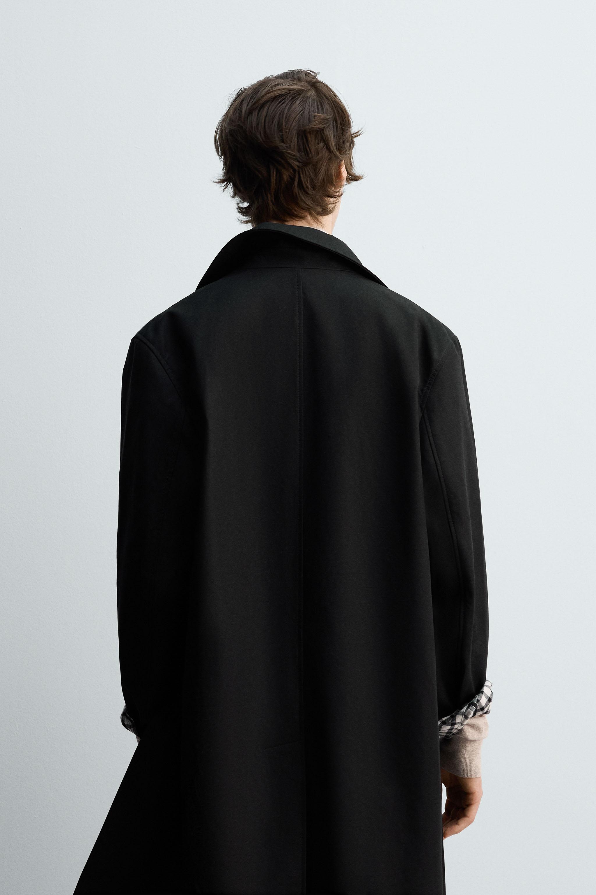 LIMITED EDITION CHECK COMBINATION TRENCH COAT