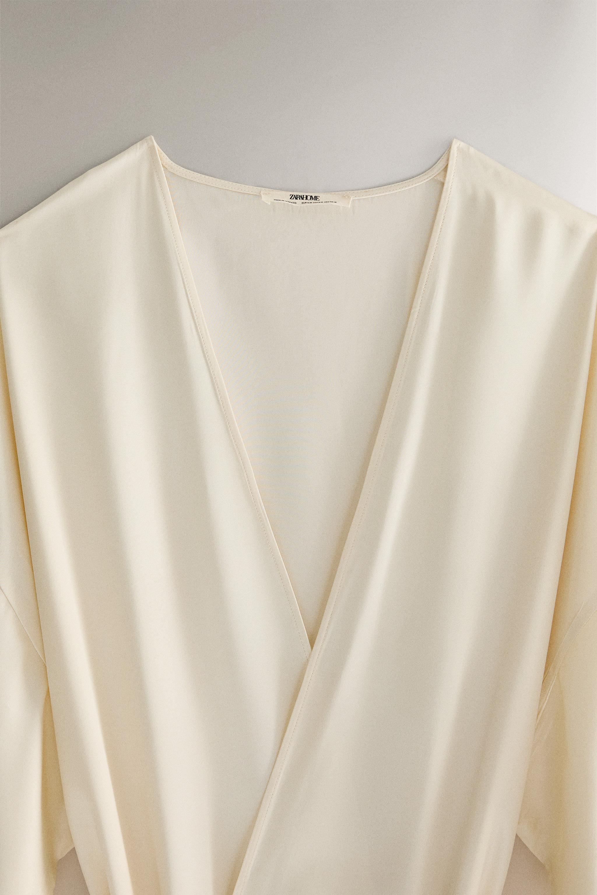 SOLID SATEEN ROBE