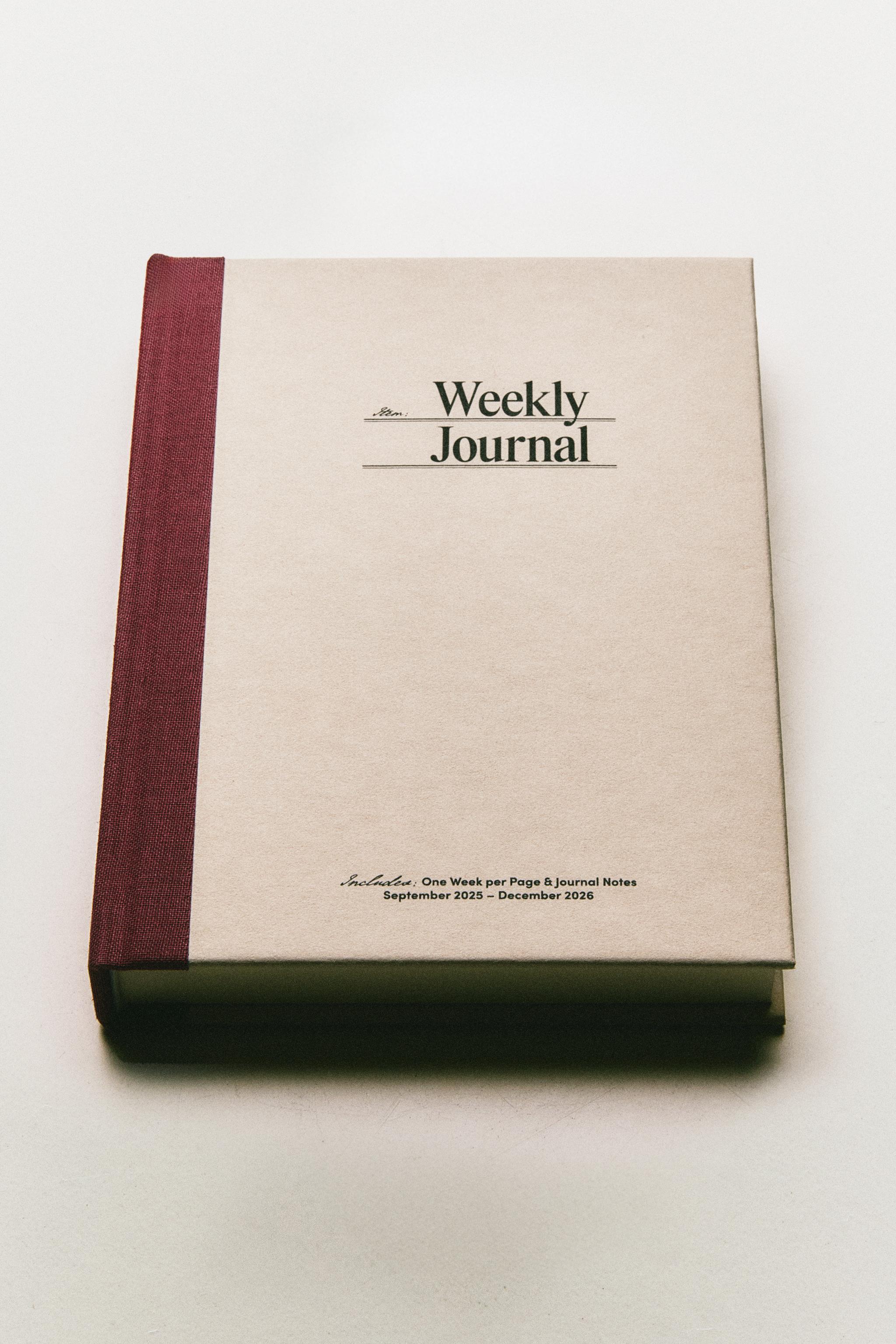 WEEKLY VIEW DIARY