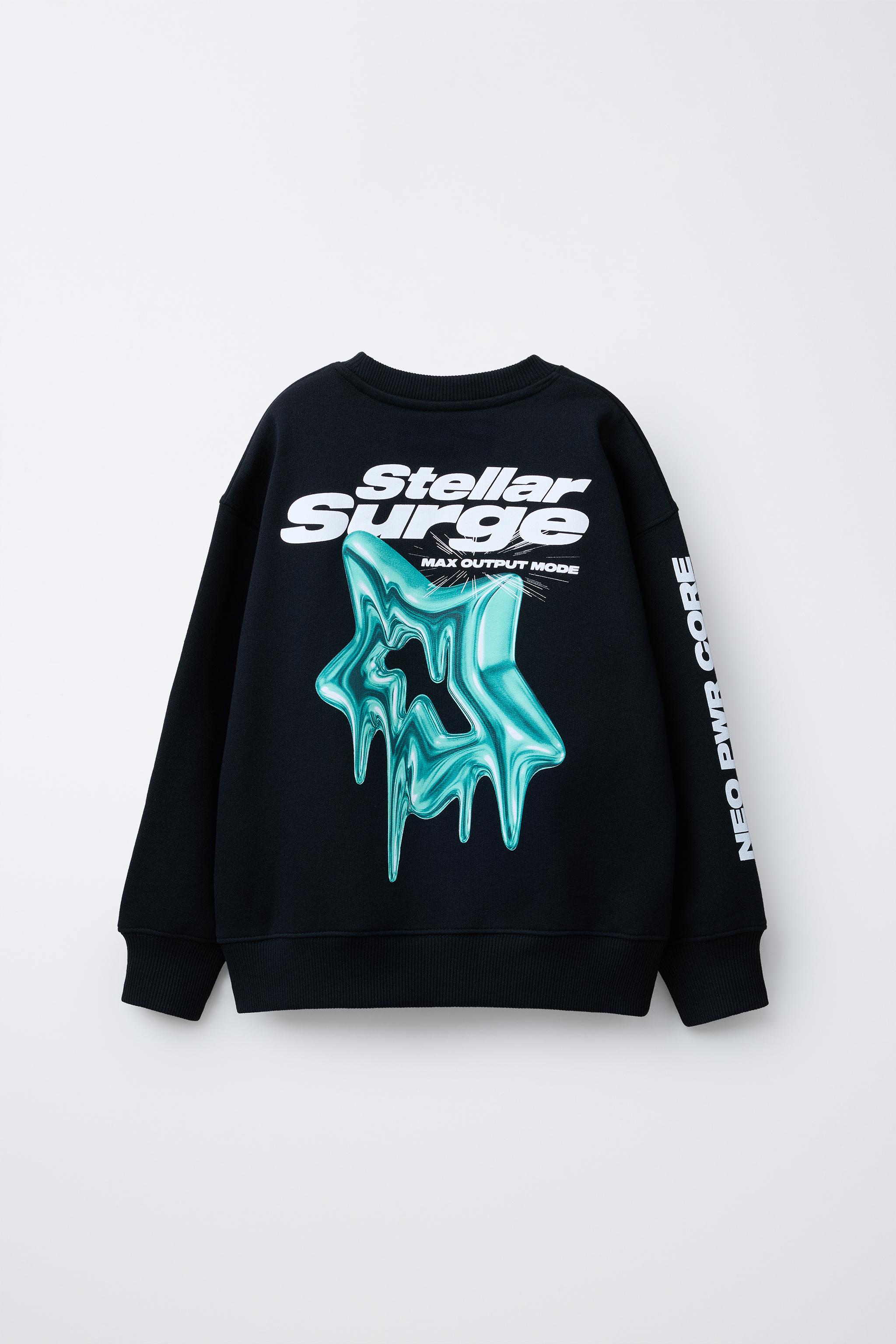 STAR PRINT SWEATSHIRT