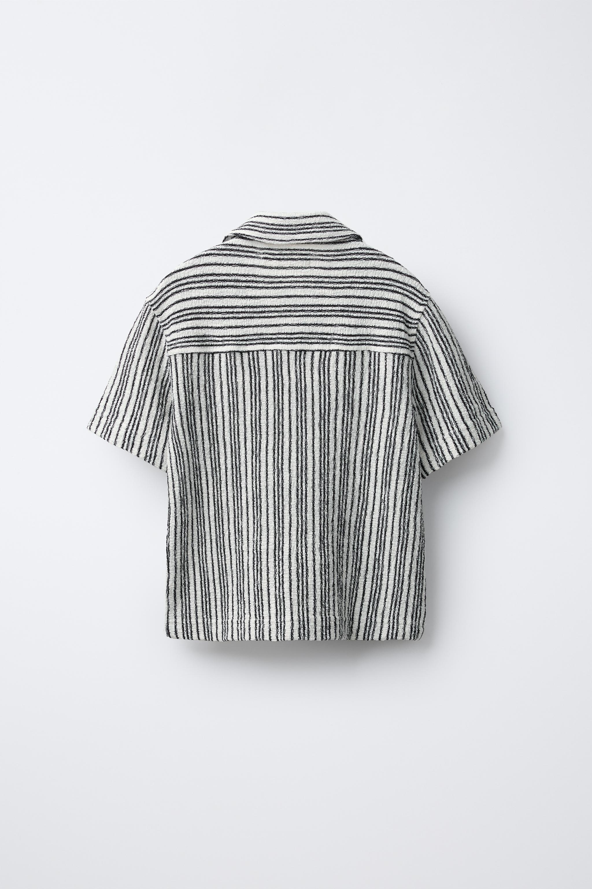 RUSTIC STRIPED BOWLING SHIRT
