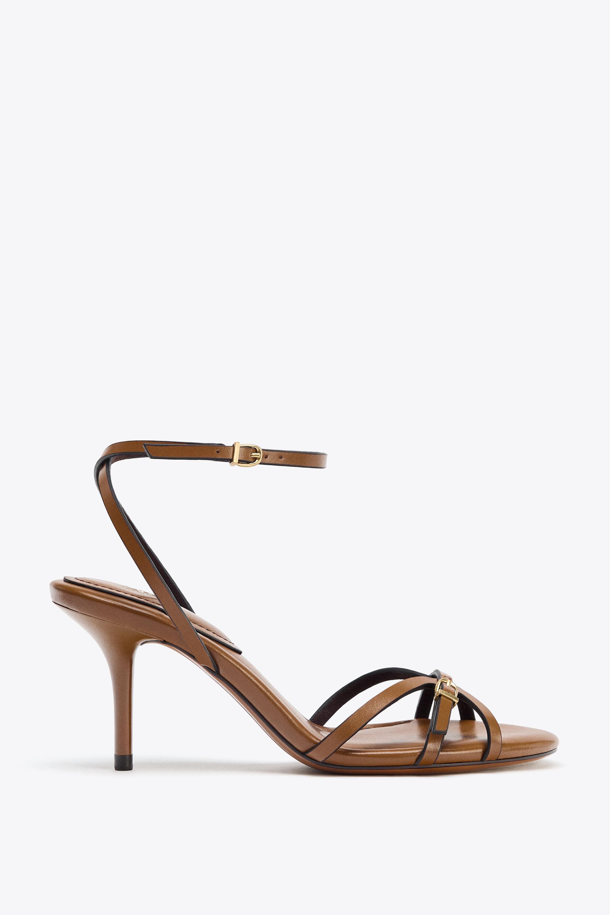 STRAPPY HEELED SANDALS