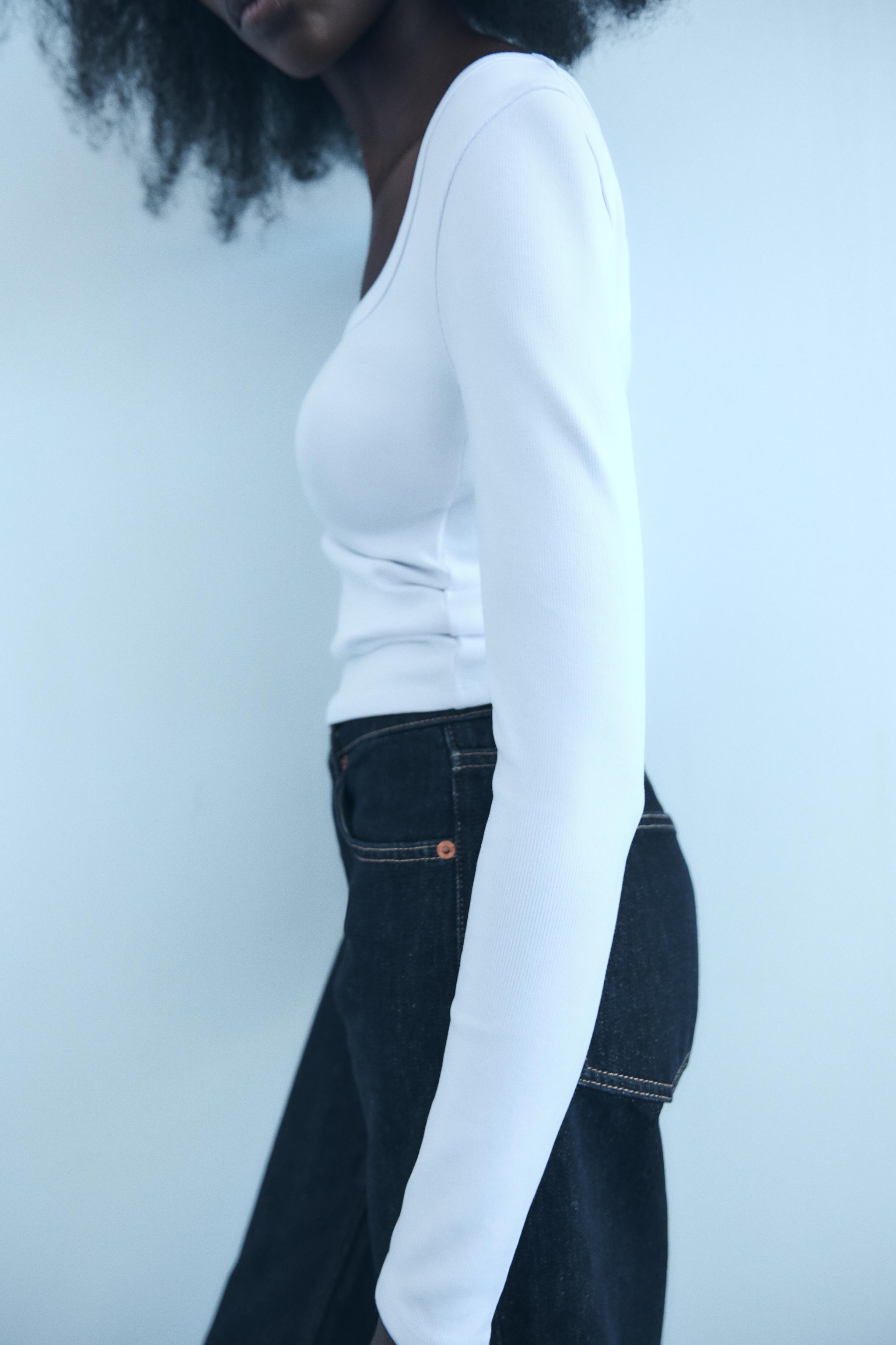 LONG SLEEVE RIB T-SHIRT