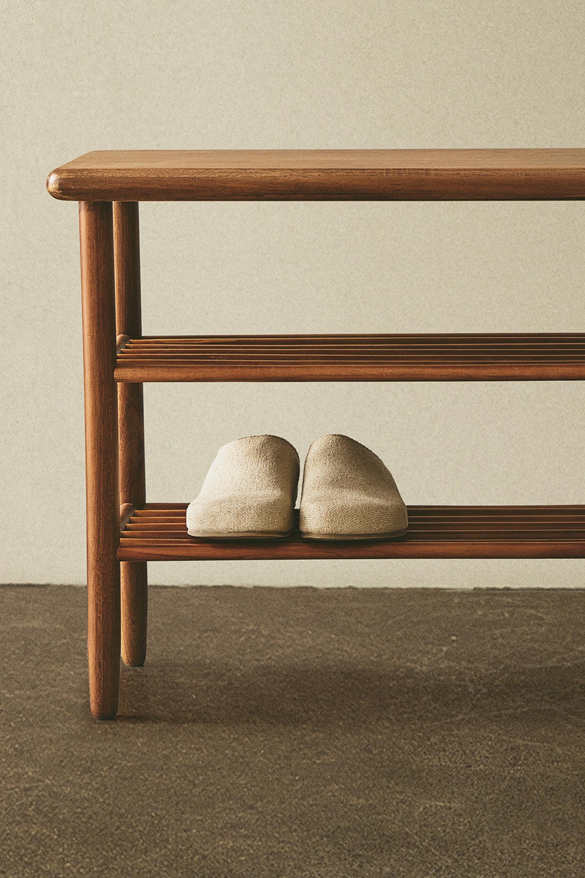 ACACIA SHOE RACK BENCH