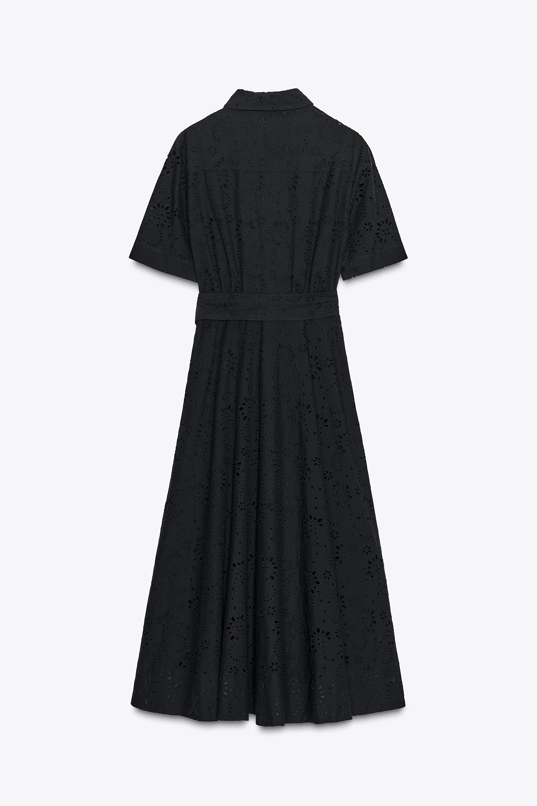 ZW COLLECTION EMBROIDERED SHIRT DRESS