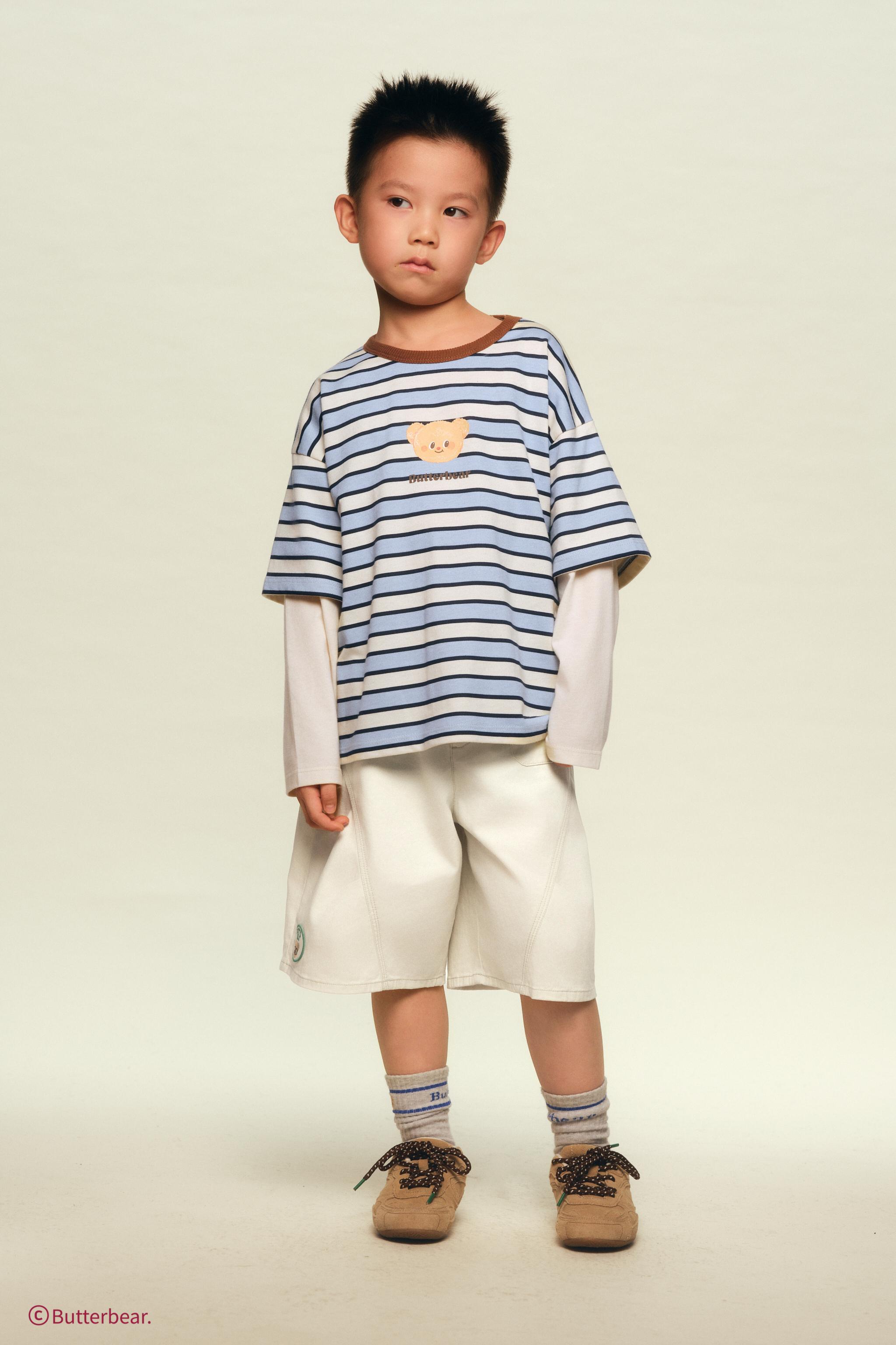 BUTTERBEAR © STRIPED T-SHIRT